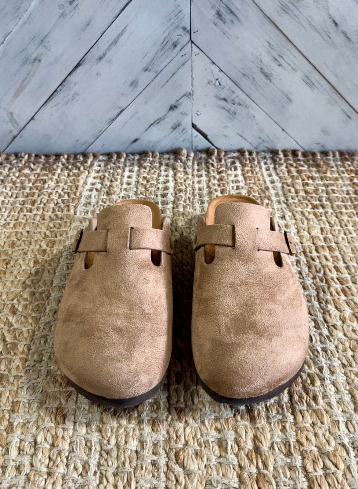 Taupe Potato Clogs