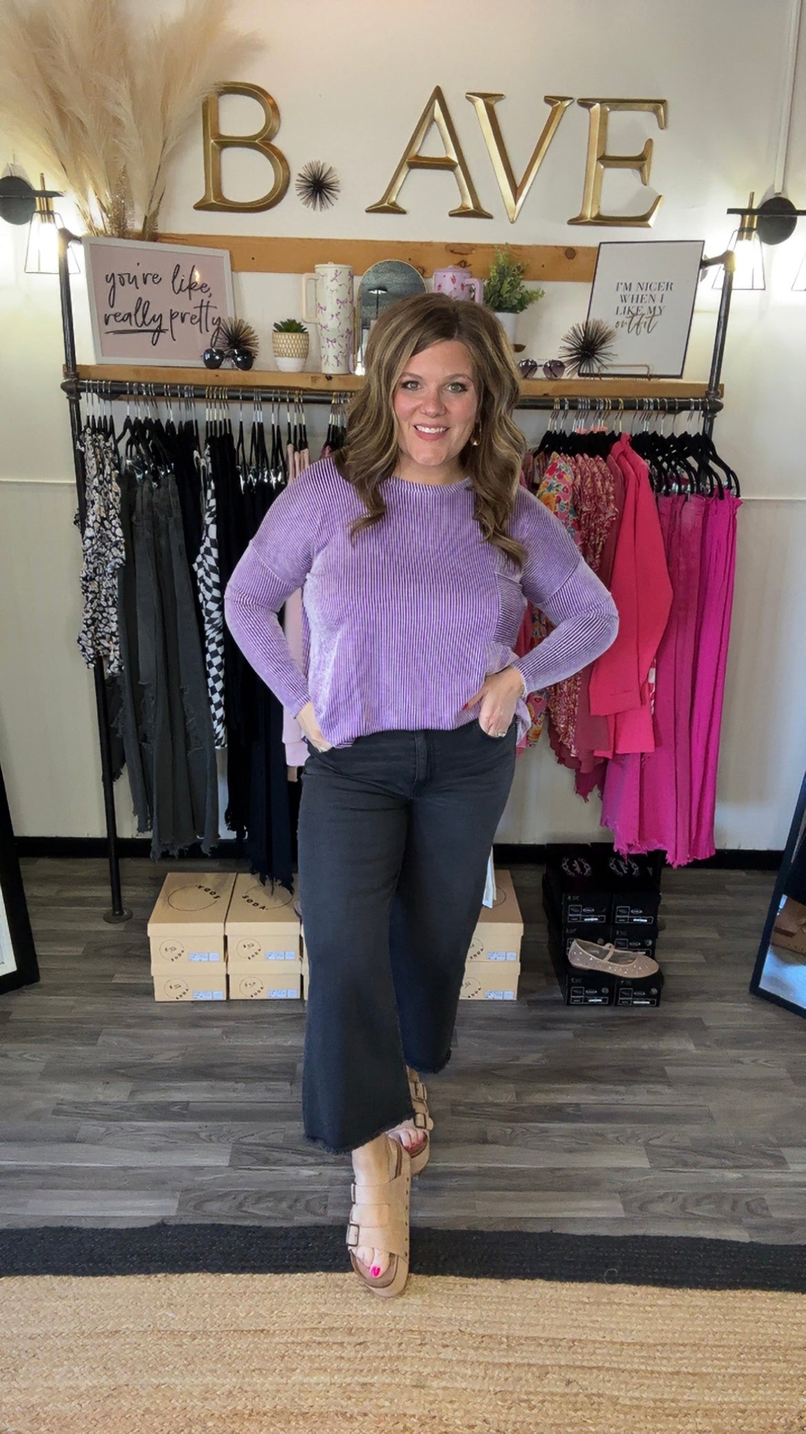 Zenana Washed Black Crop Jeans