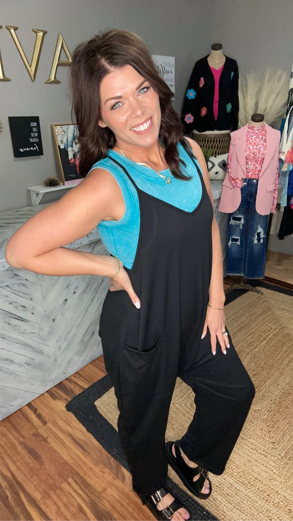 Black Relaxed Jumpsuit