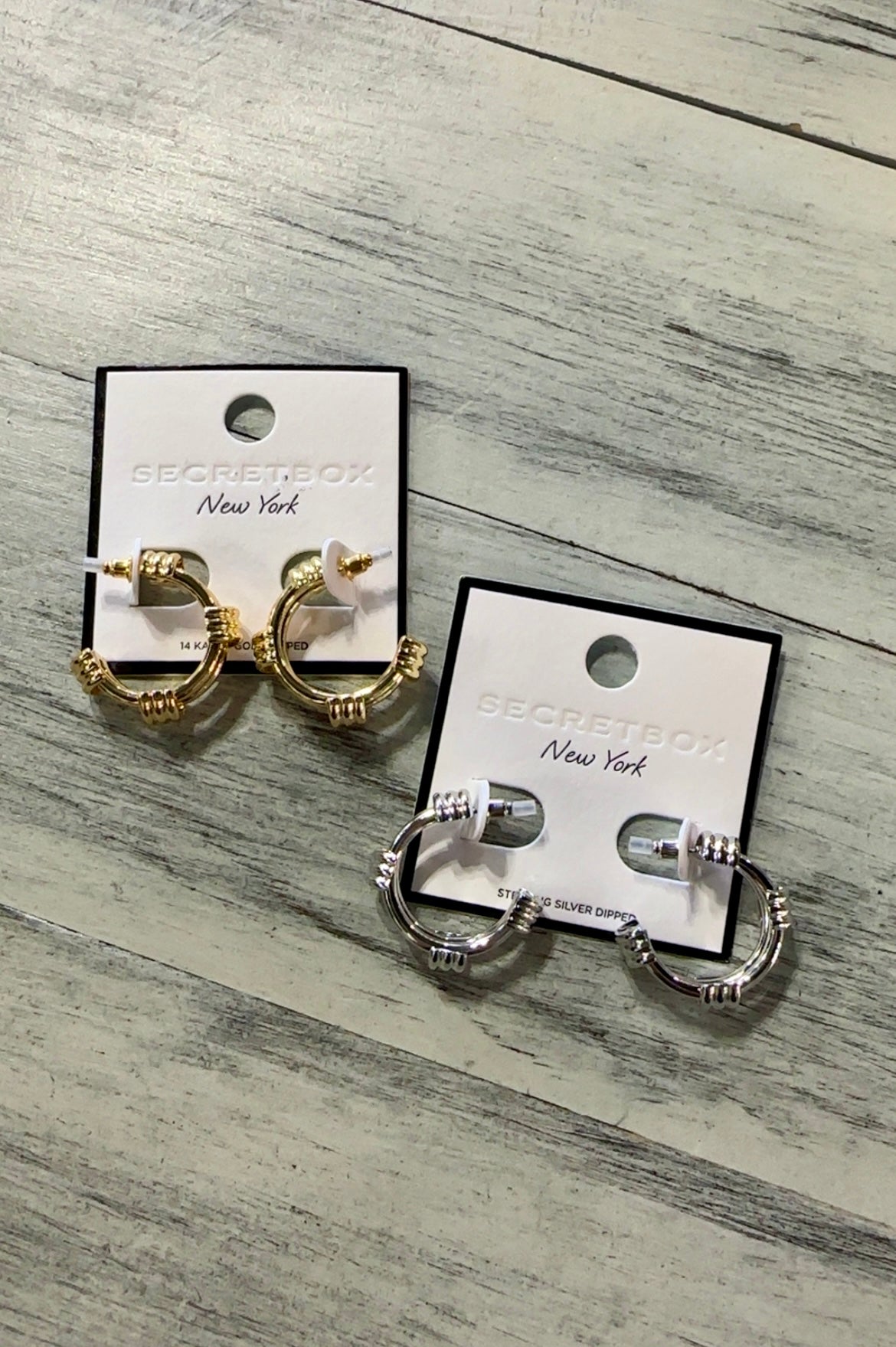 Bold Dipped Rope Earrings
