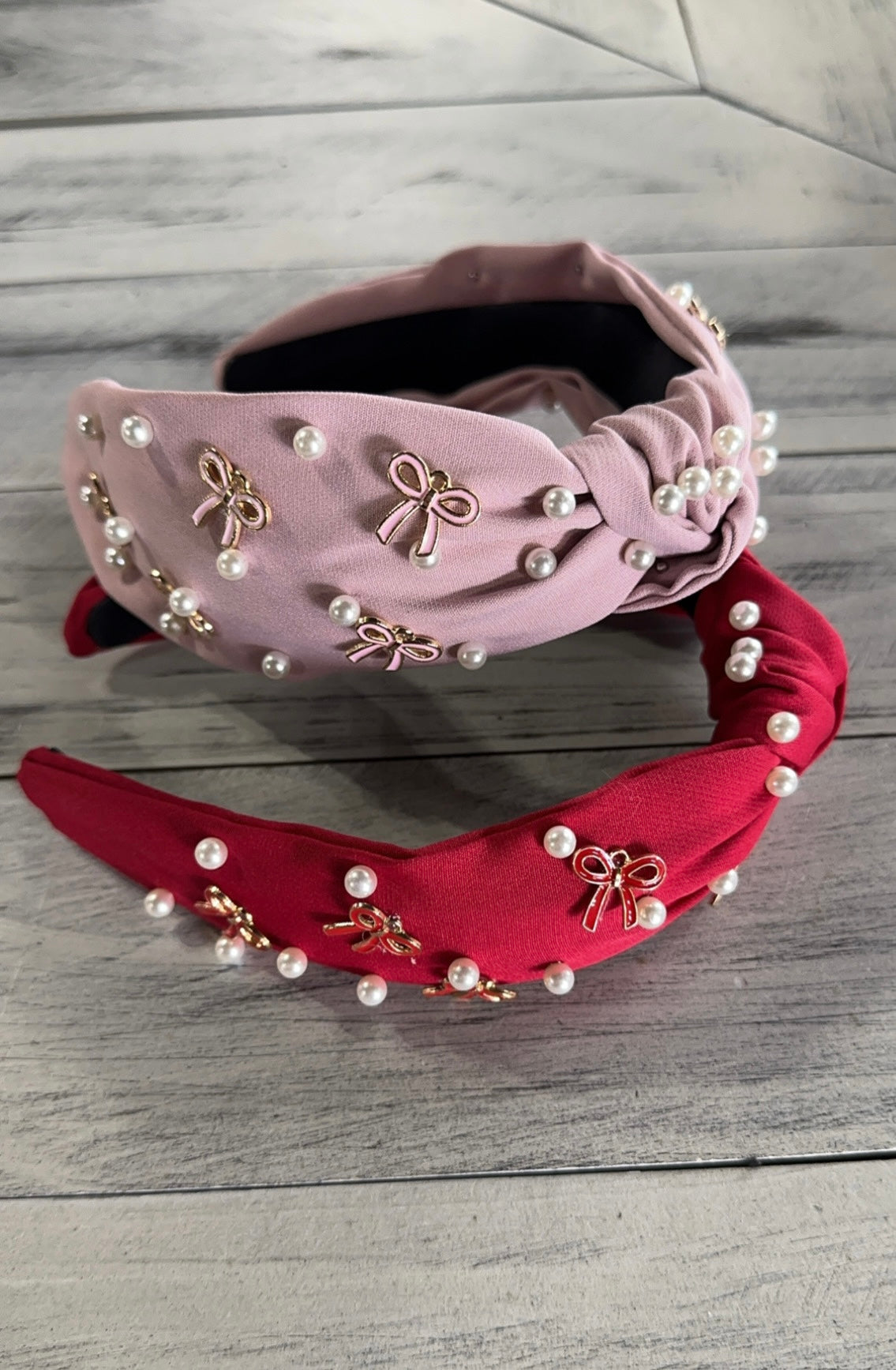 Ribbons & Pearls Headband
