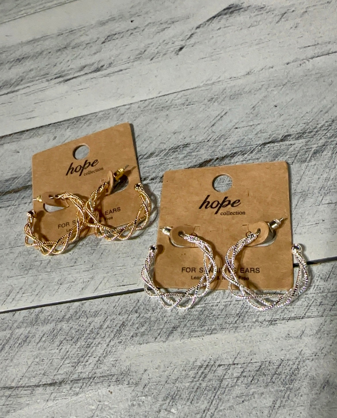 Hollow Braided Hoop Earrings