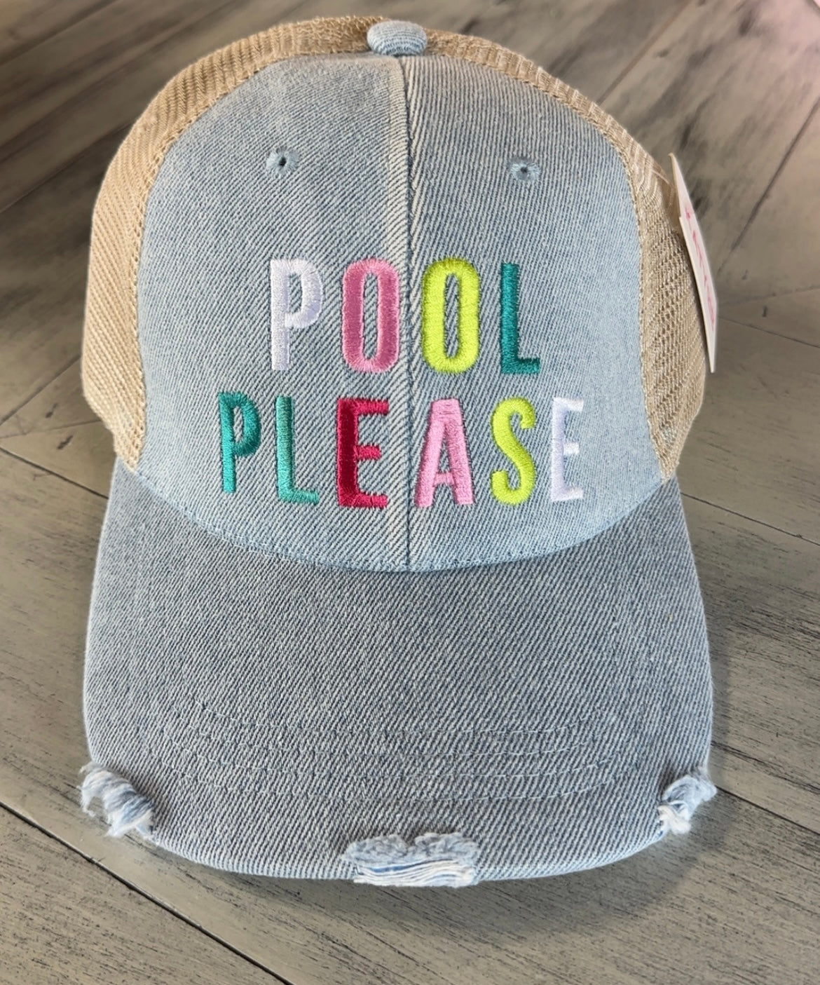 Denim Pool Please Hat