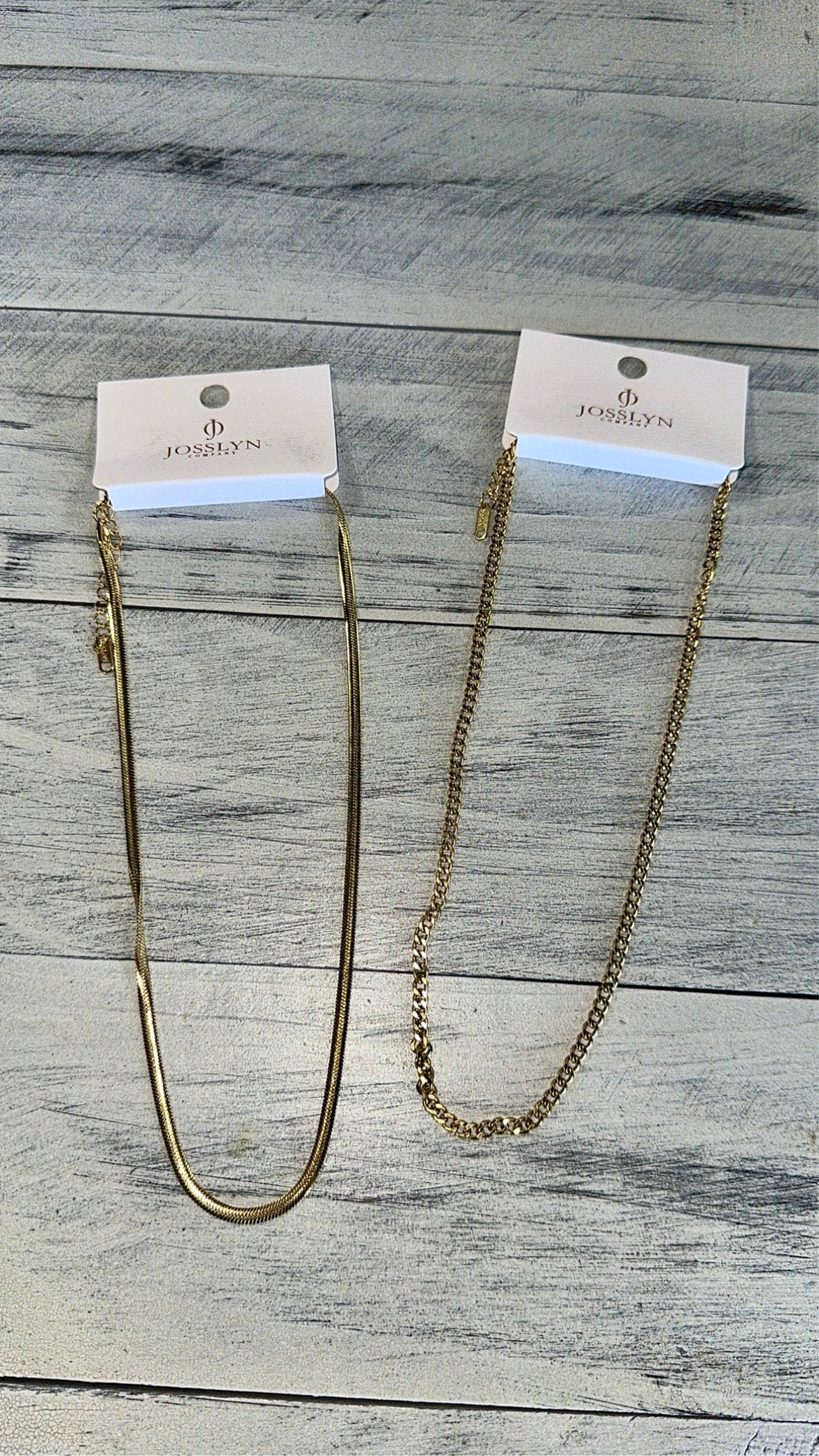 Gold Stainless Steel Chain Necklace