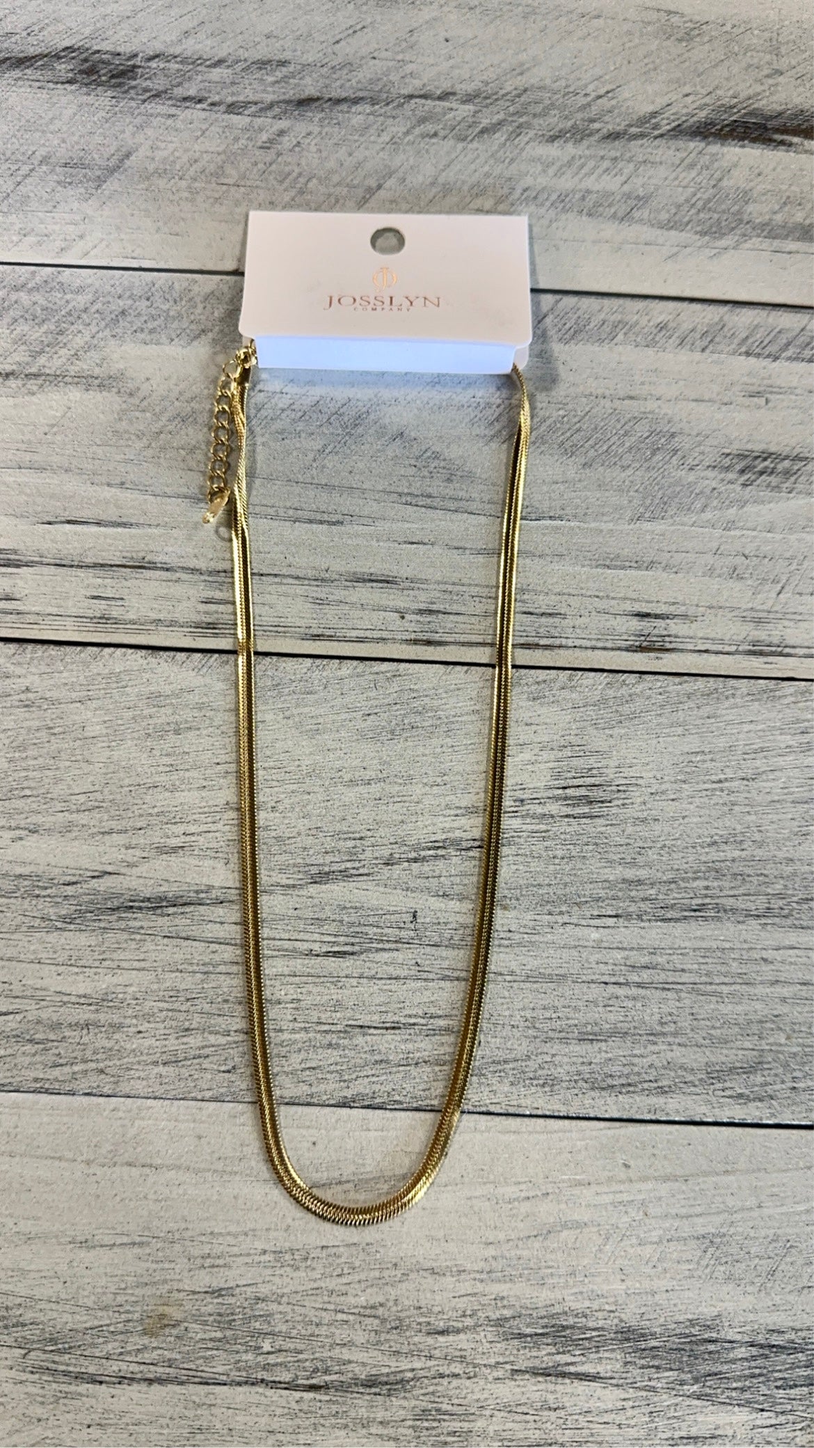 Gold Stainless Steel Chain Necklace
