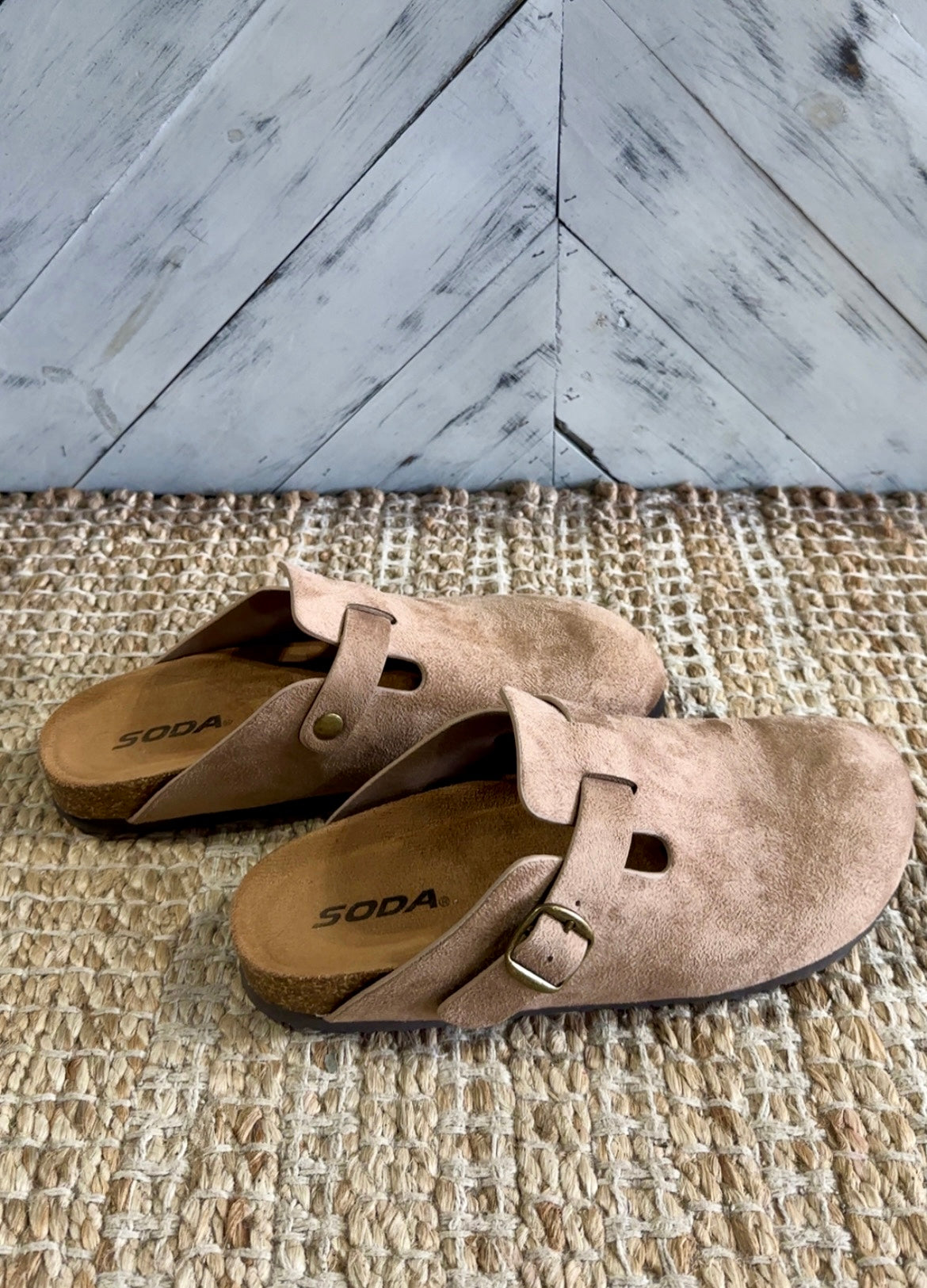 Taupe Potato Clogs