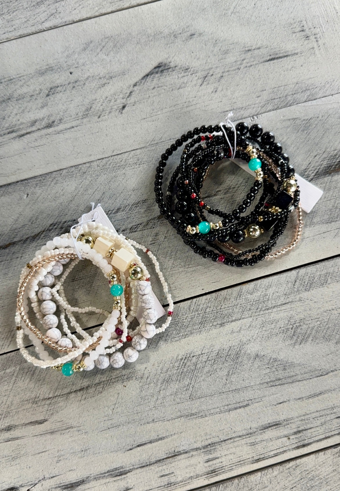 Seed Bead 8 Layer Bracelet Set