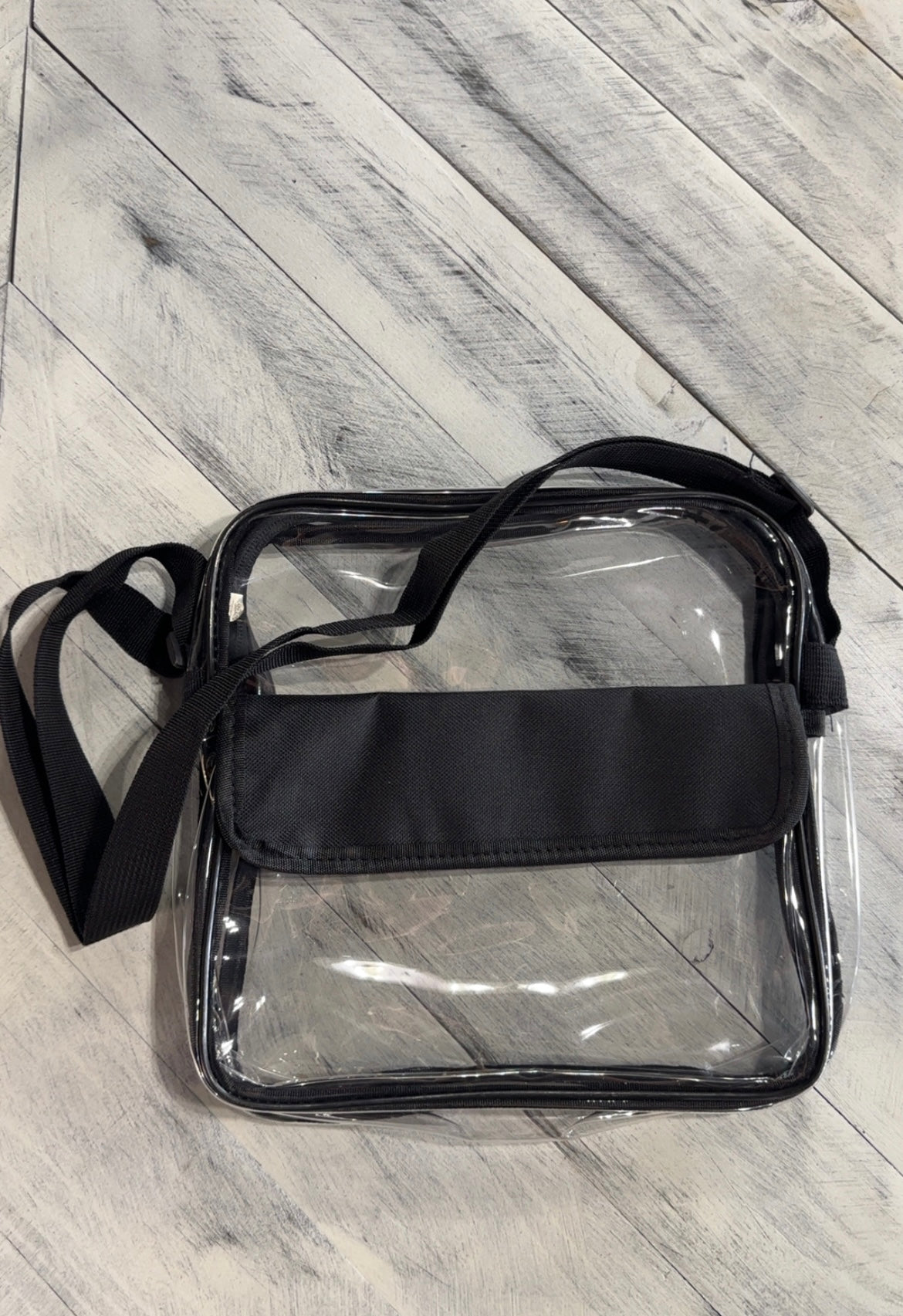 Clear Cube Crossbody Purse