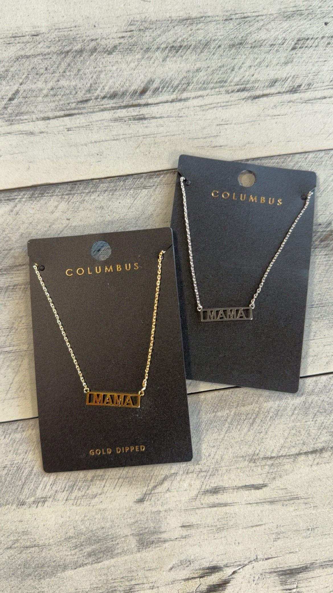 Mama Box Logo Necklace