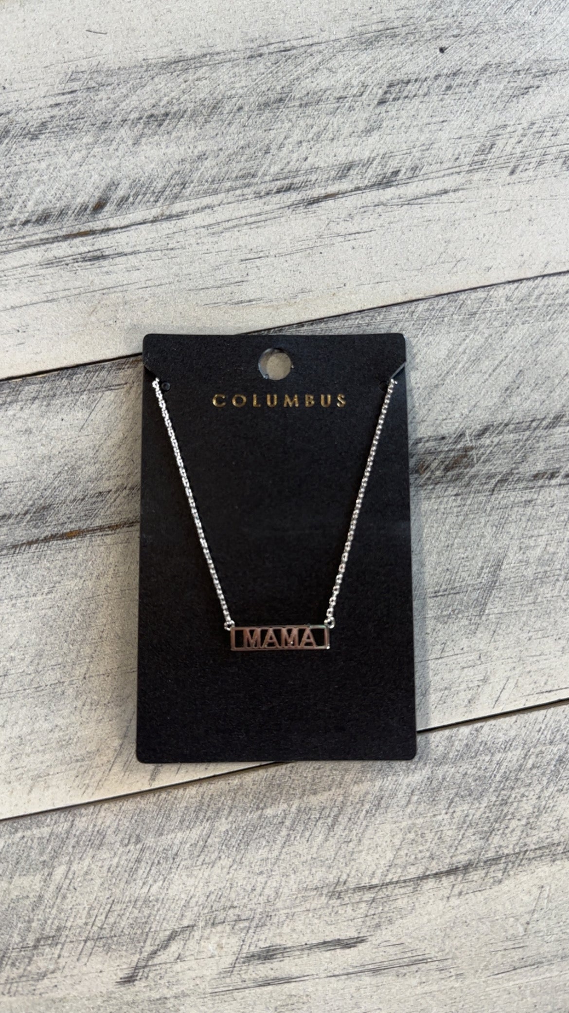 Mama Box Logo Necklace