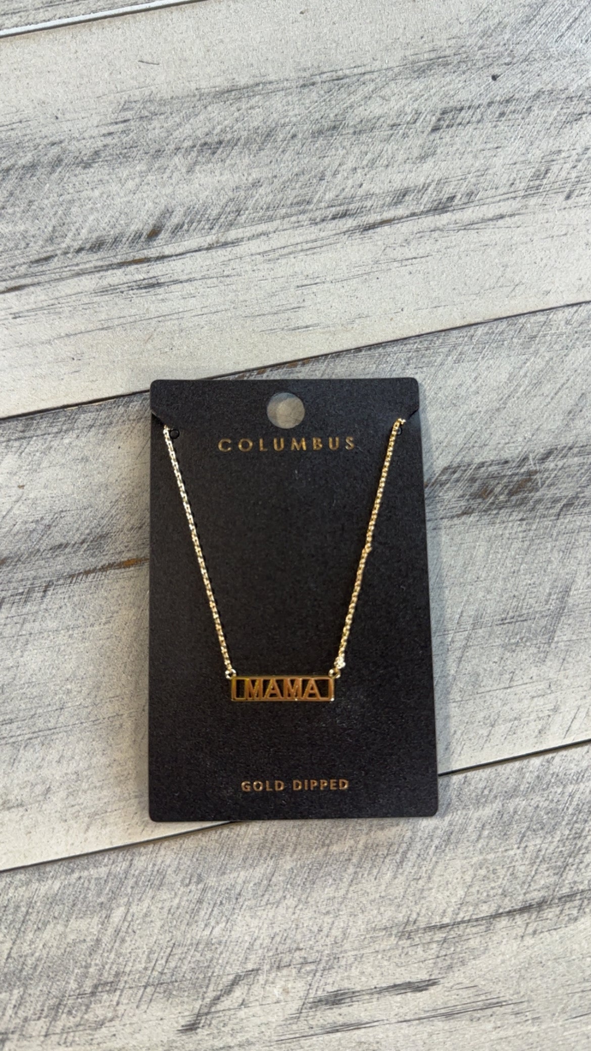 Mama Box Logo Necklace
