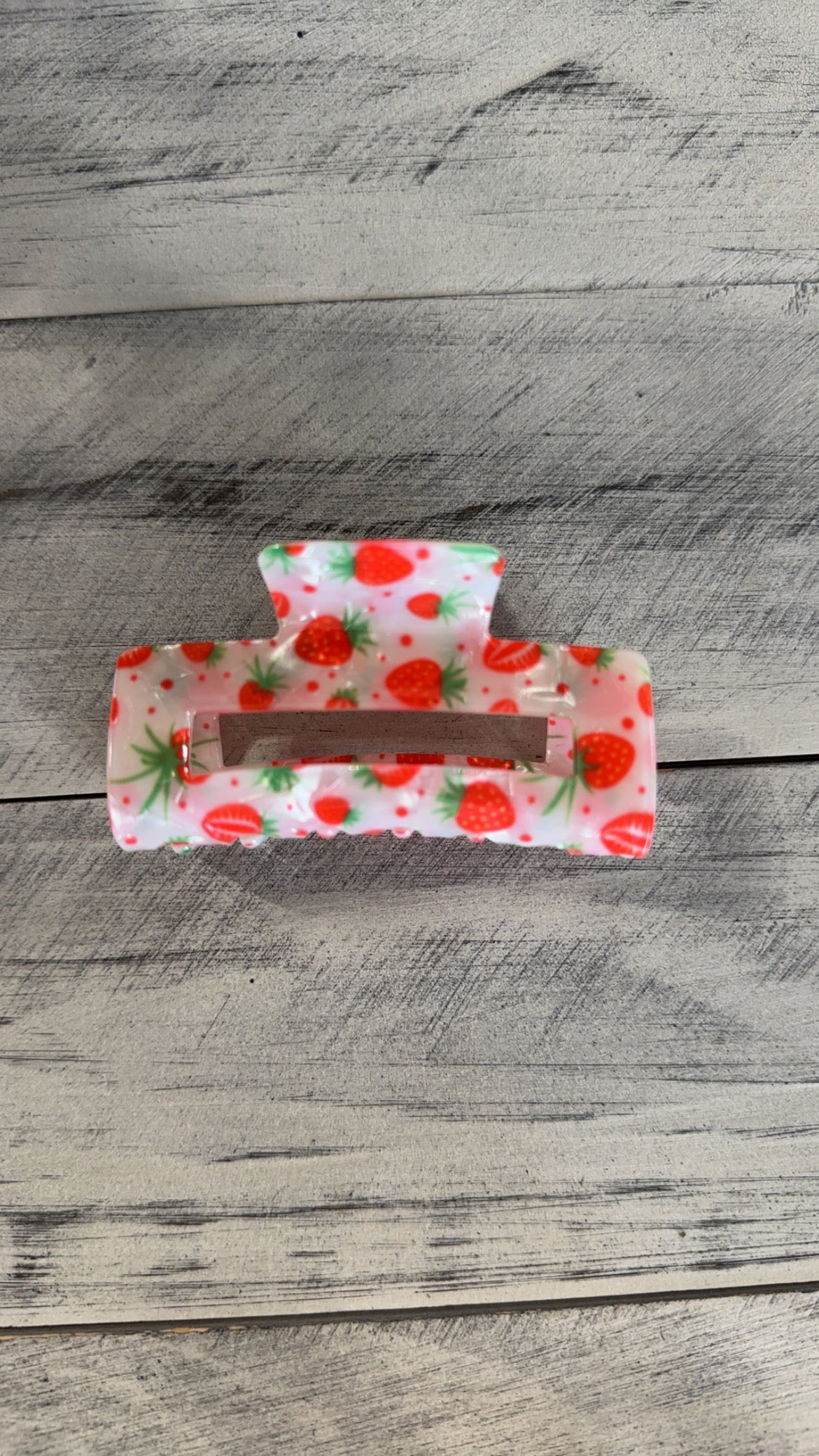 Rectangle Fruit Hair Clip
