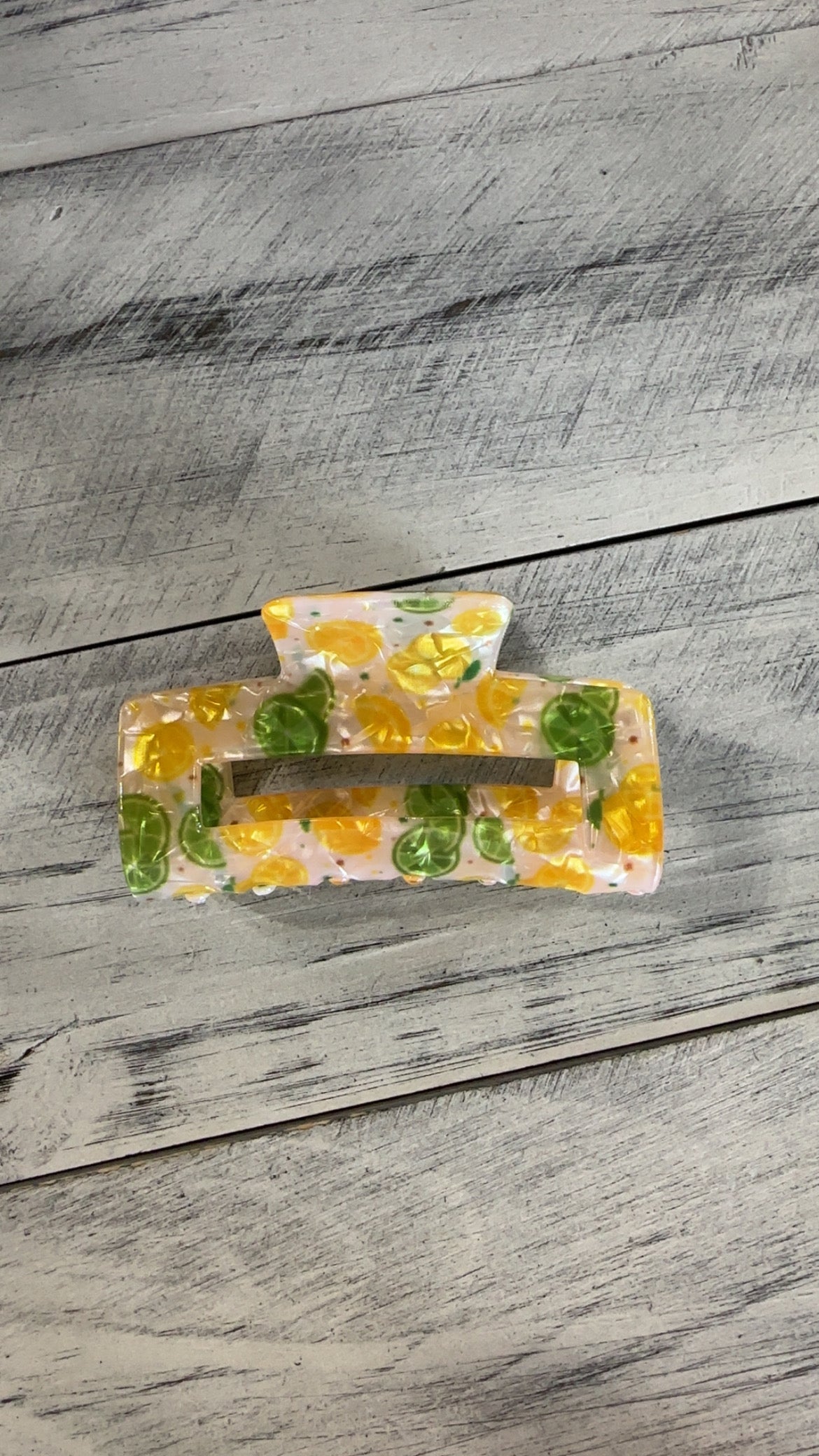 Rectangle Fruit Hair Clip