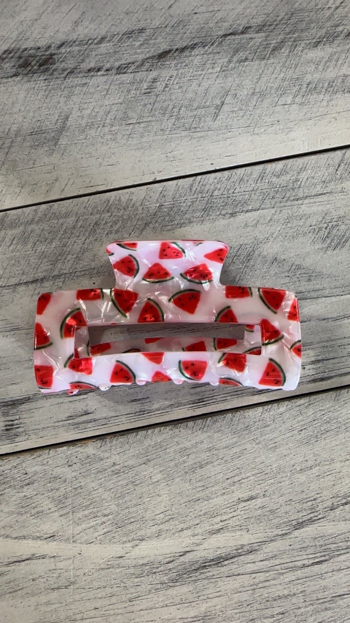 Rectangle Fruit Hair Clip
