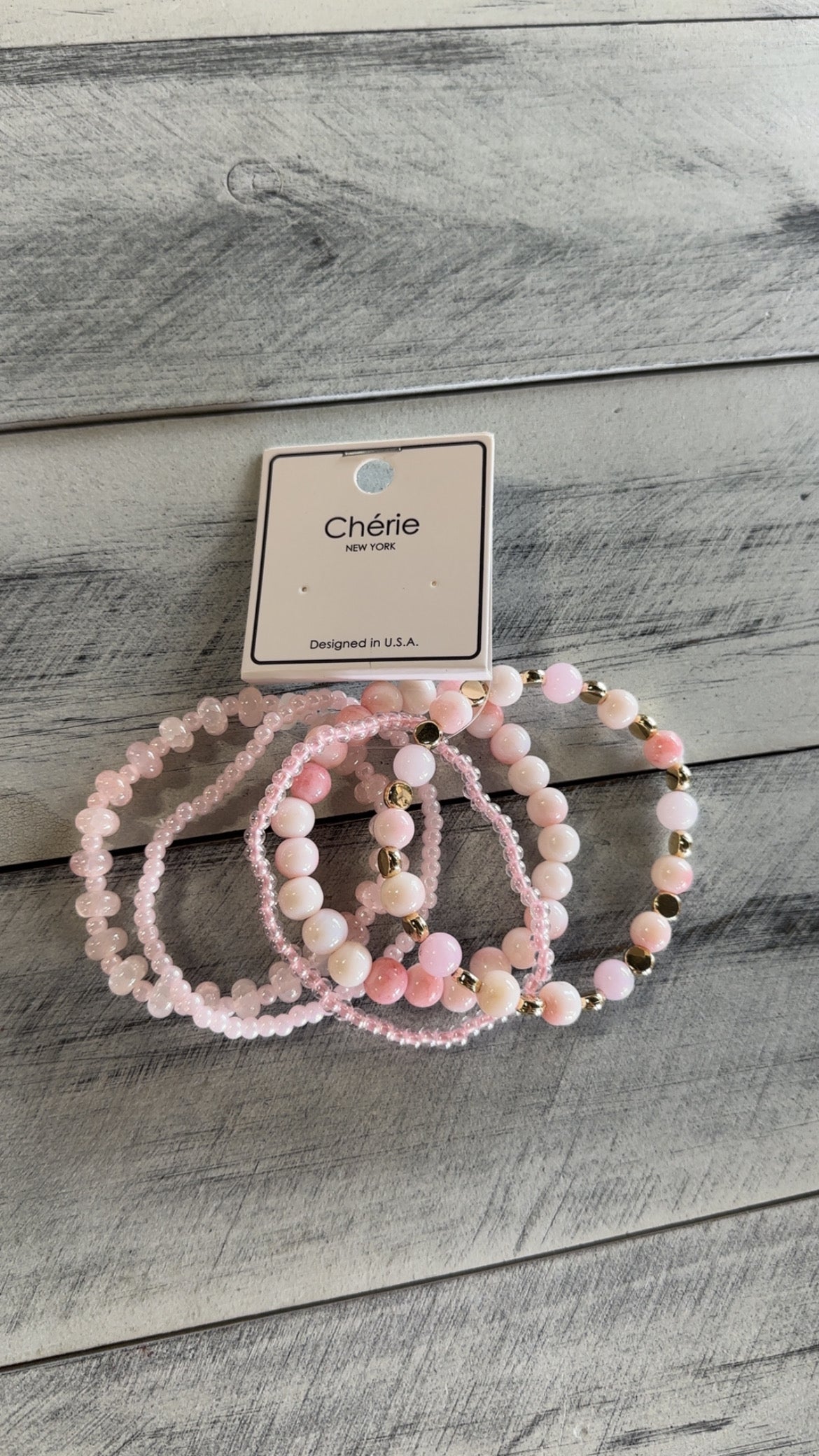 5 Layer Color Beaded Stretch Bracelet Set