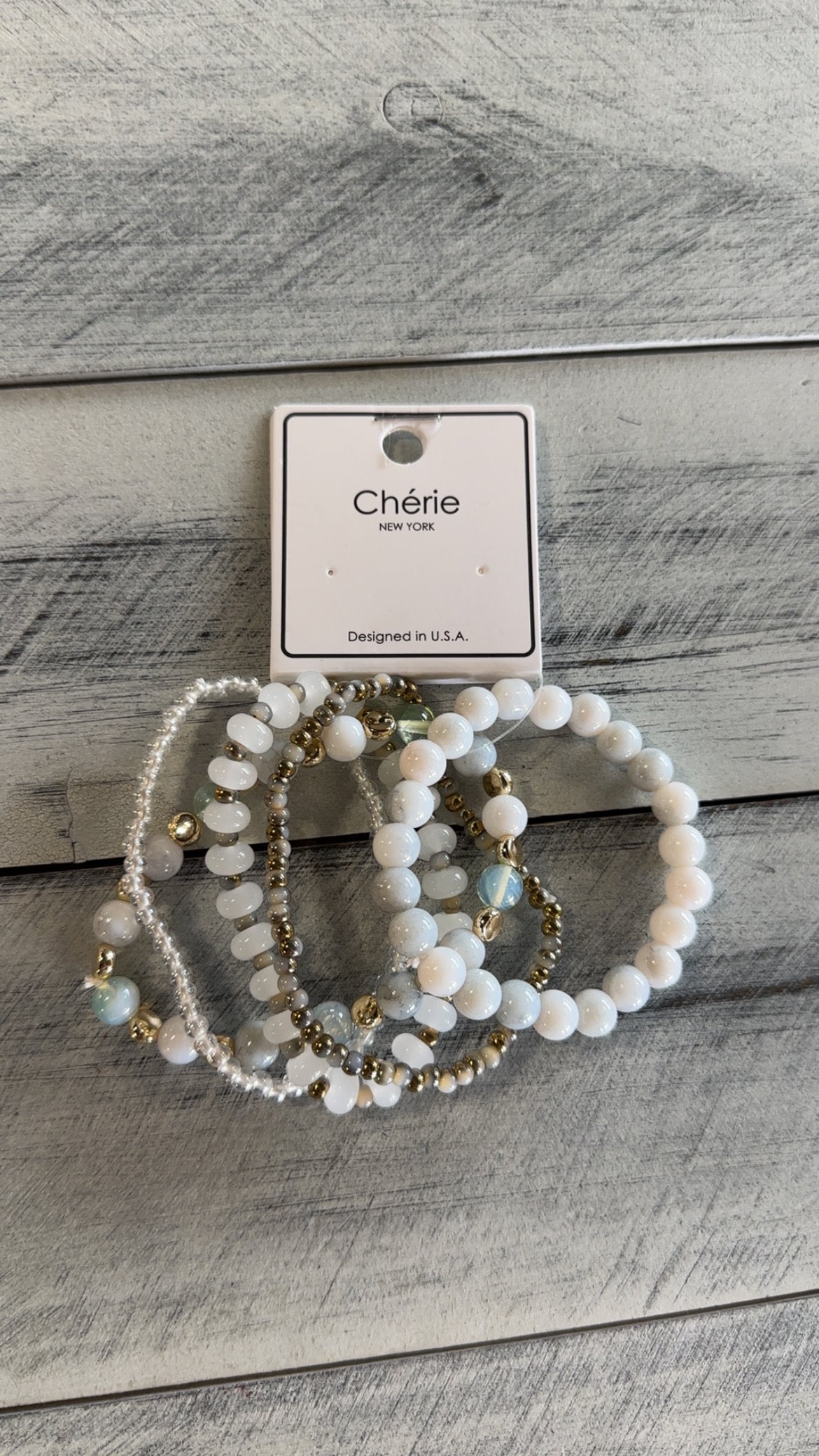5 Layer Color Beaded Stretch Bracelet Set