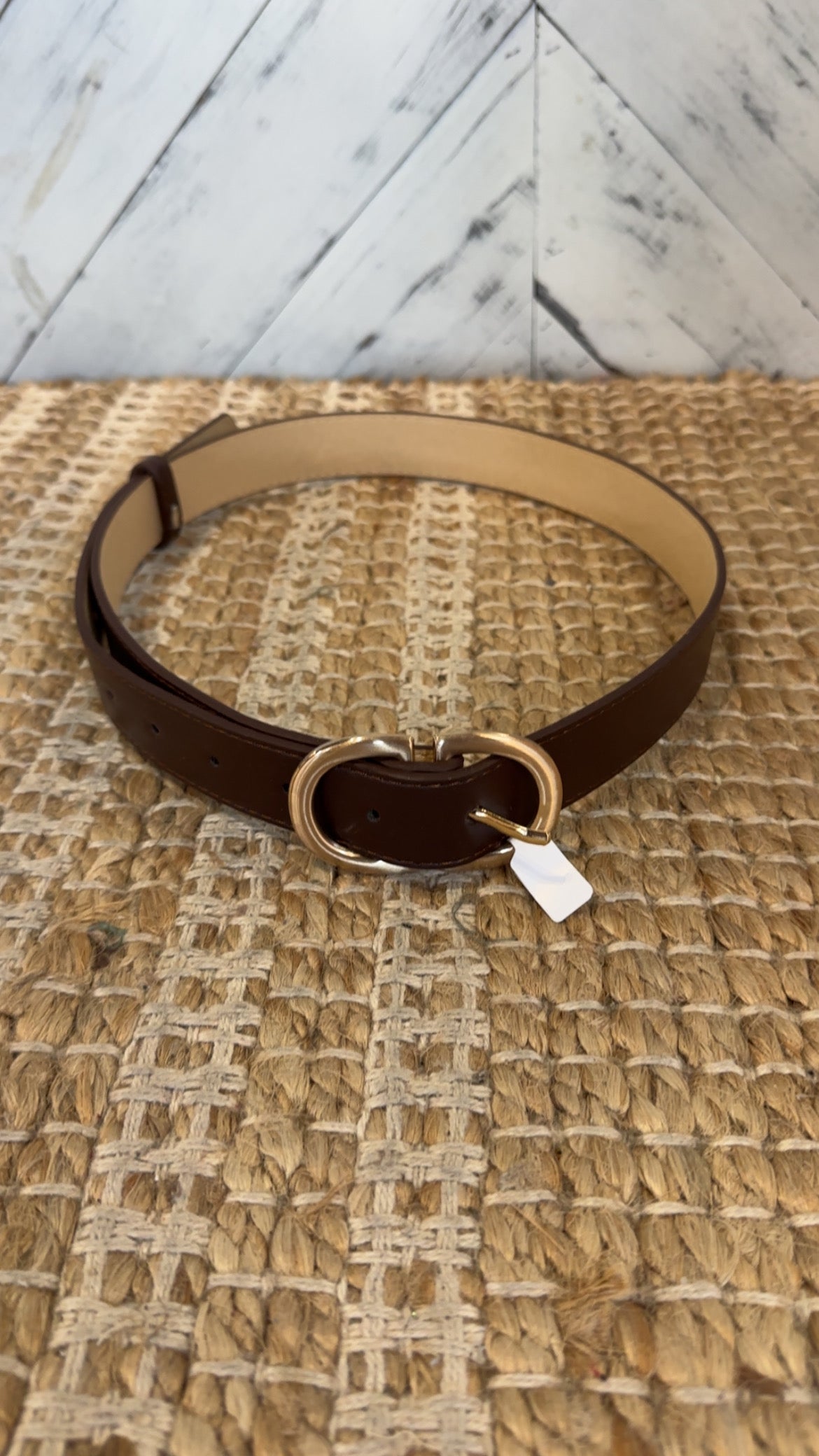 Dark Brown D-Ring Belt