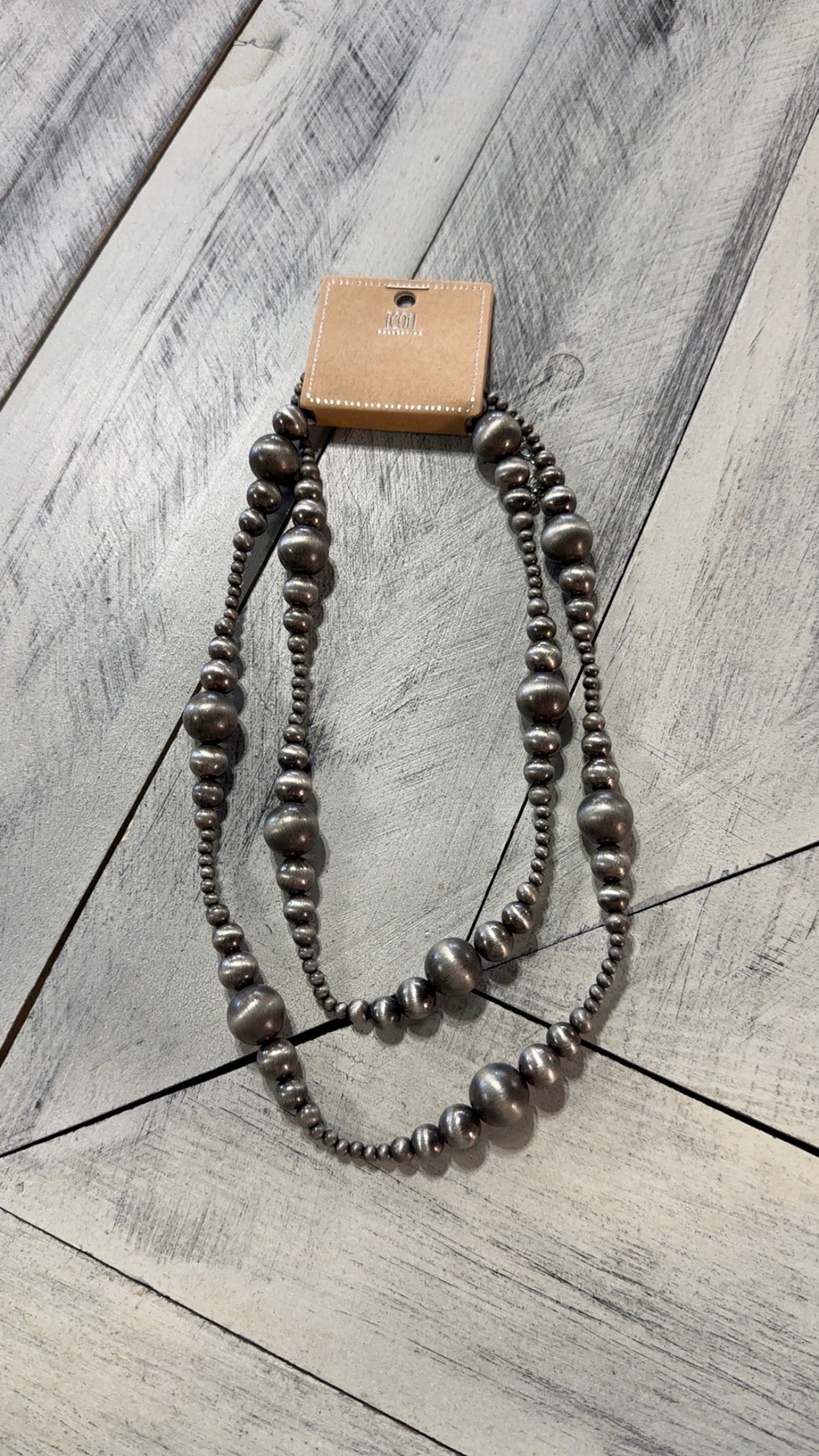 Chunky 2 Layer Navajo Pearl Necklace