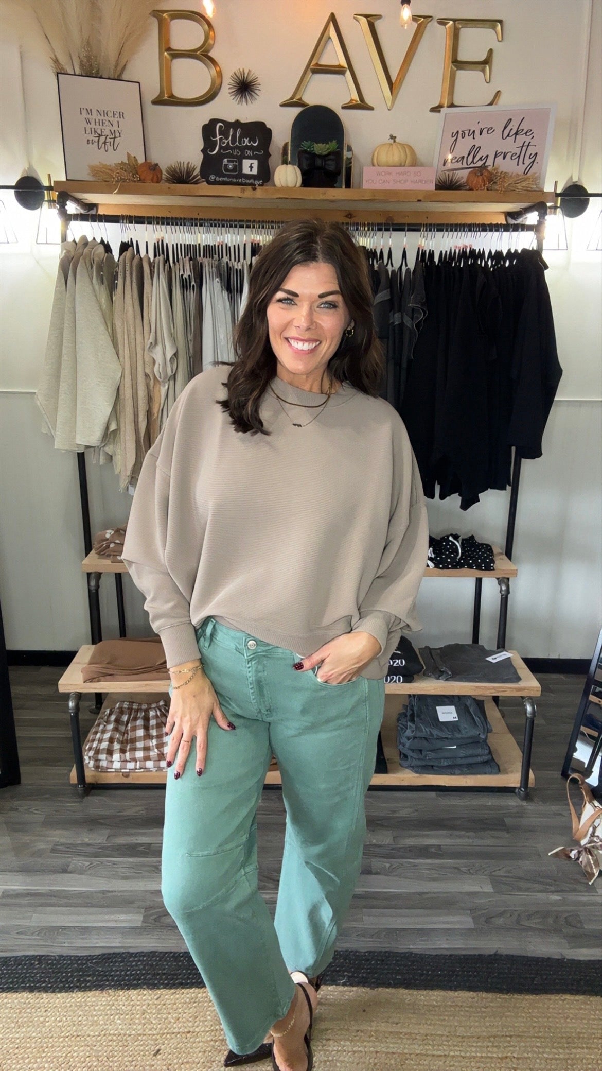 Zenana Barrel Leg Denim Jeans