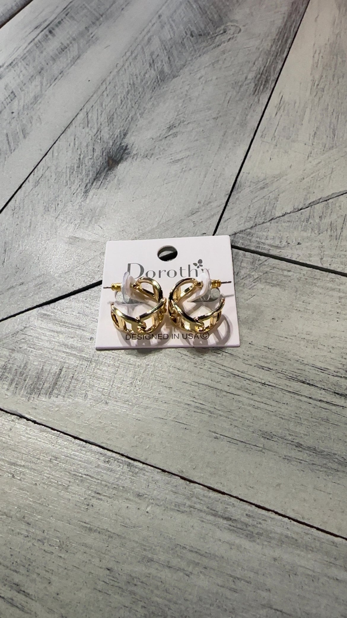Chunky Chain Link Huggie Hoop Earrings