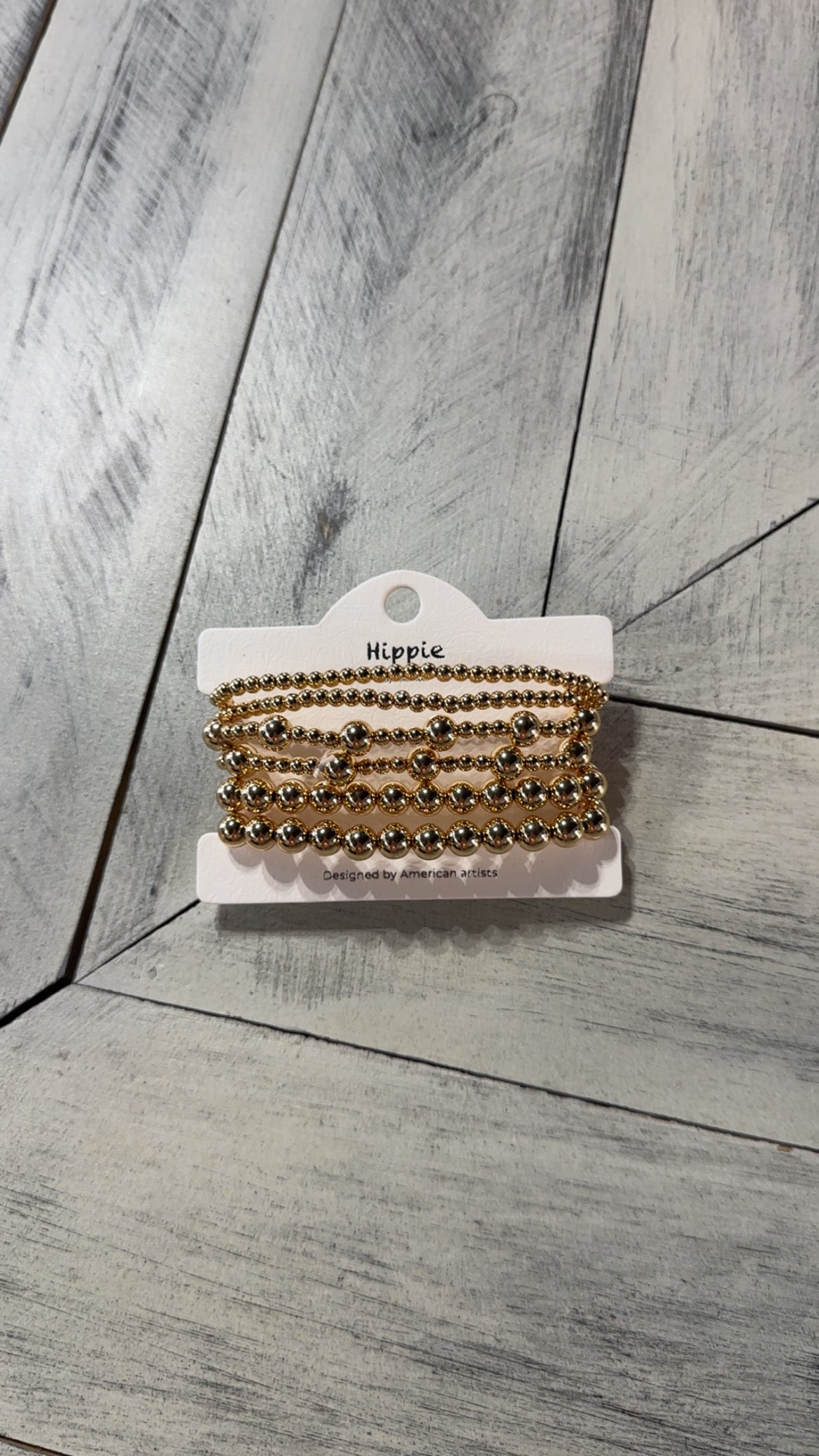 6 Layer Ball Bead Stretch Bracelet