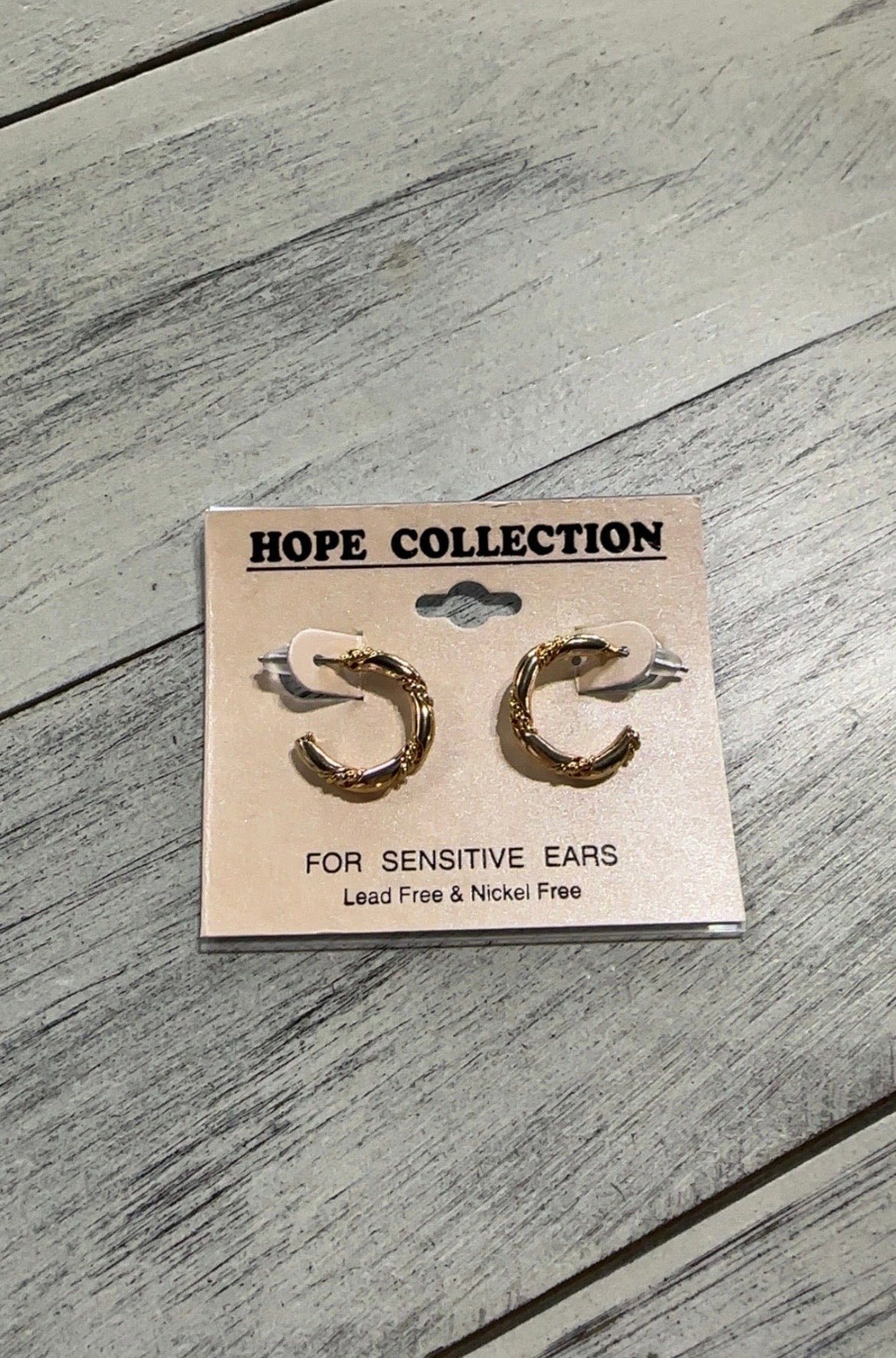 Mini Twisted Rope Thin Hoop Earrings