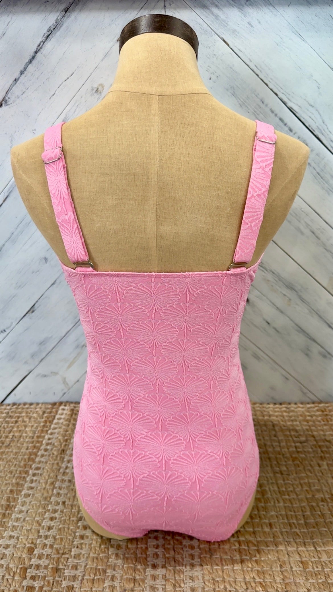 Pink Seashell Ruffle Swimsuit