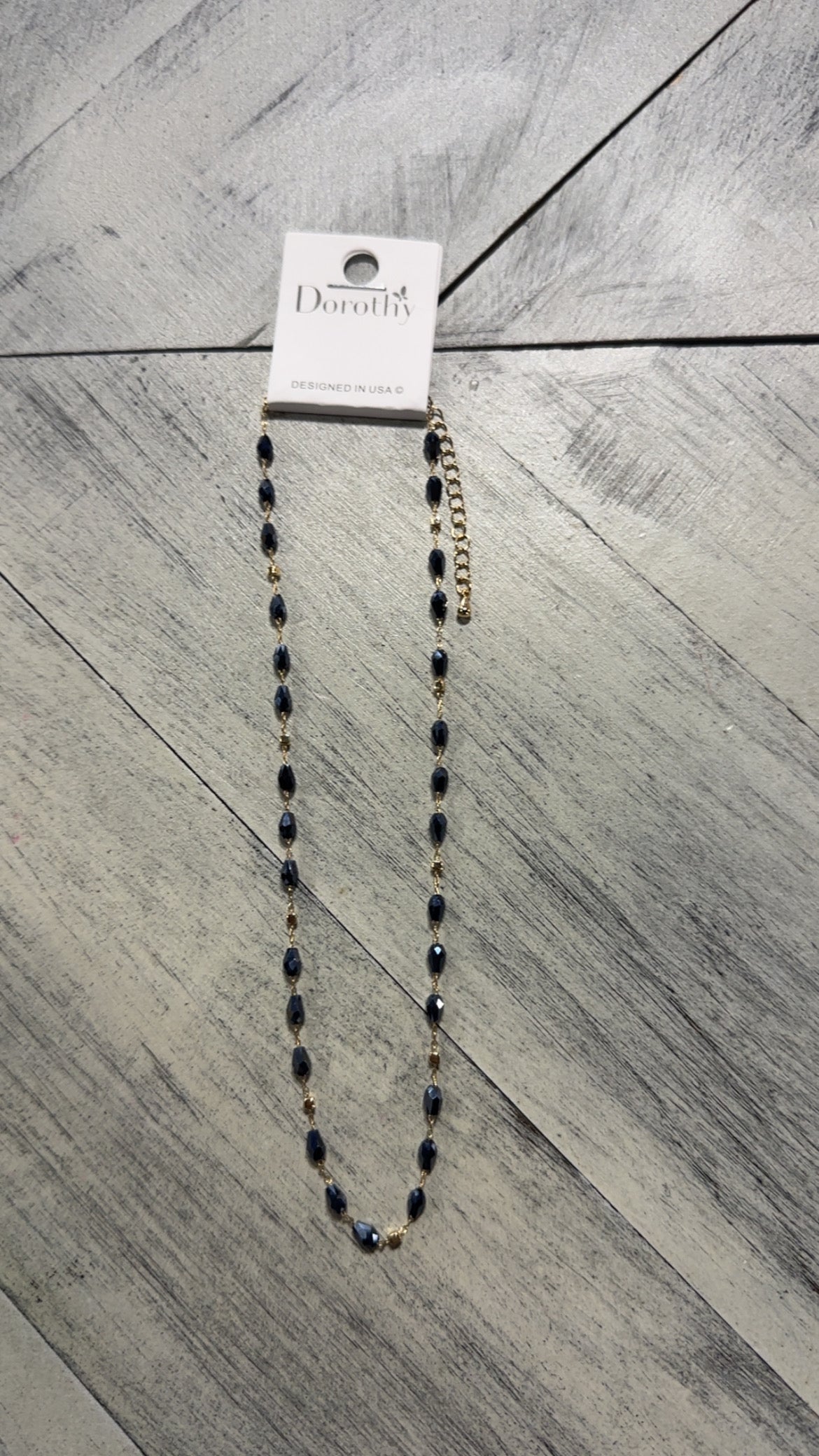 Dainty Iridescent Beaded Necklace