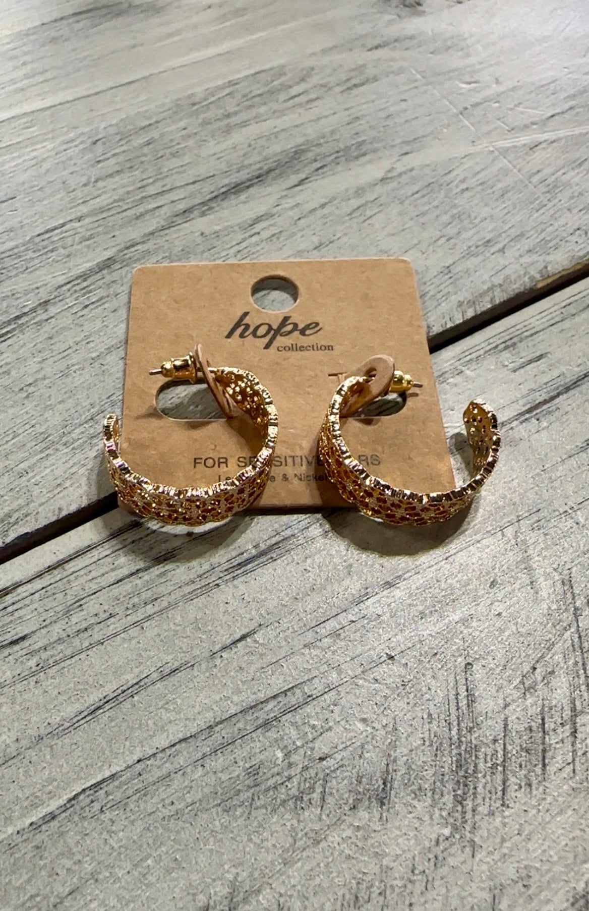 Chunky Hollow Hoop Earrings