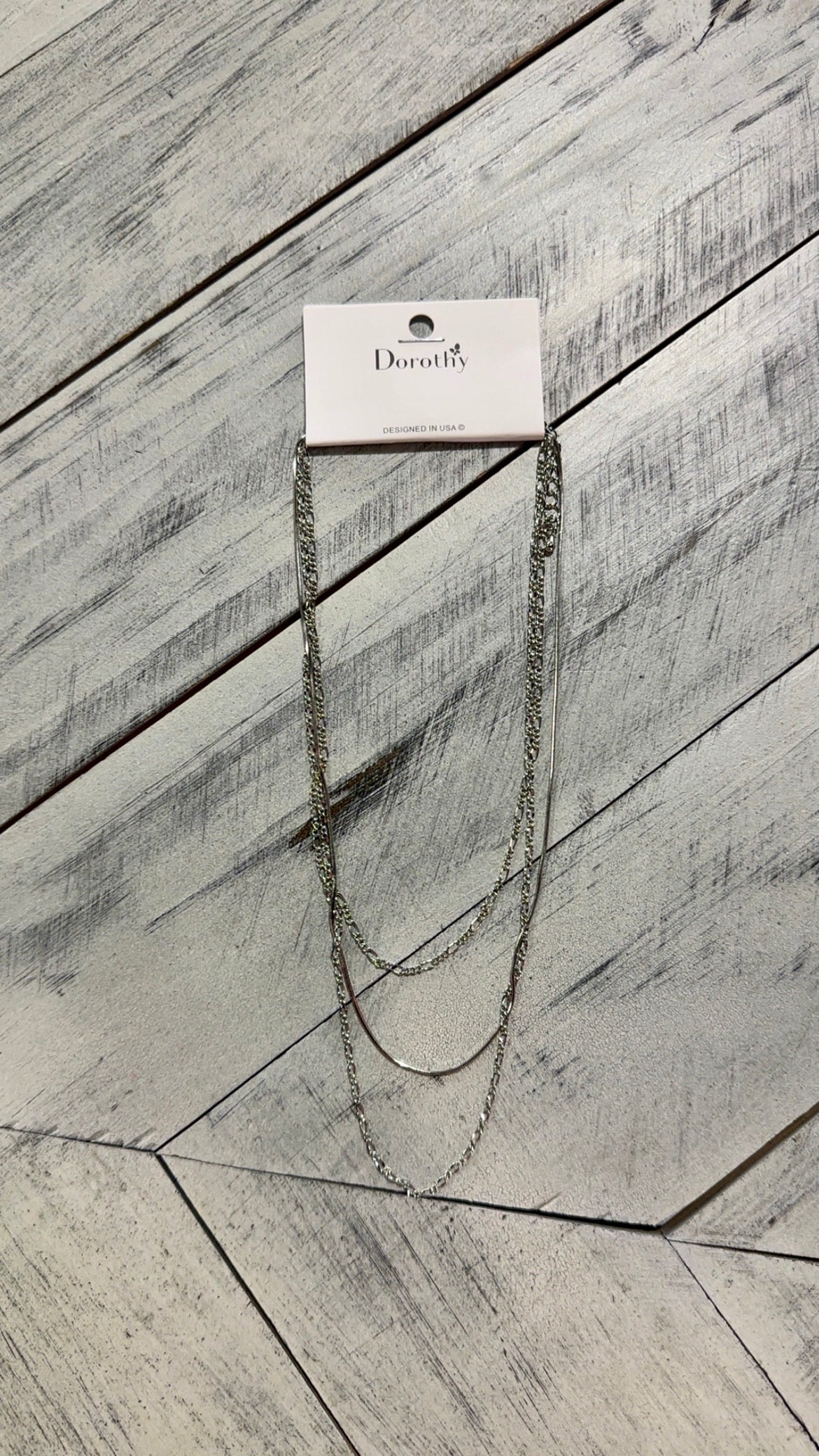 3 Layer Dainty Multi Chain Necklace
