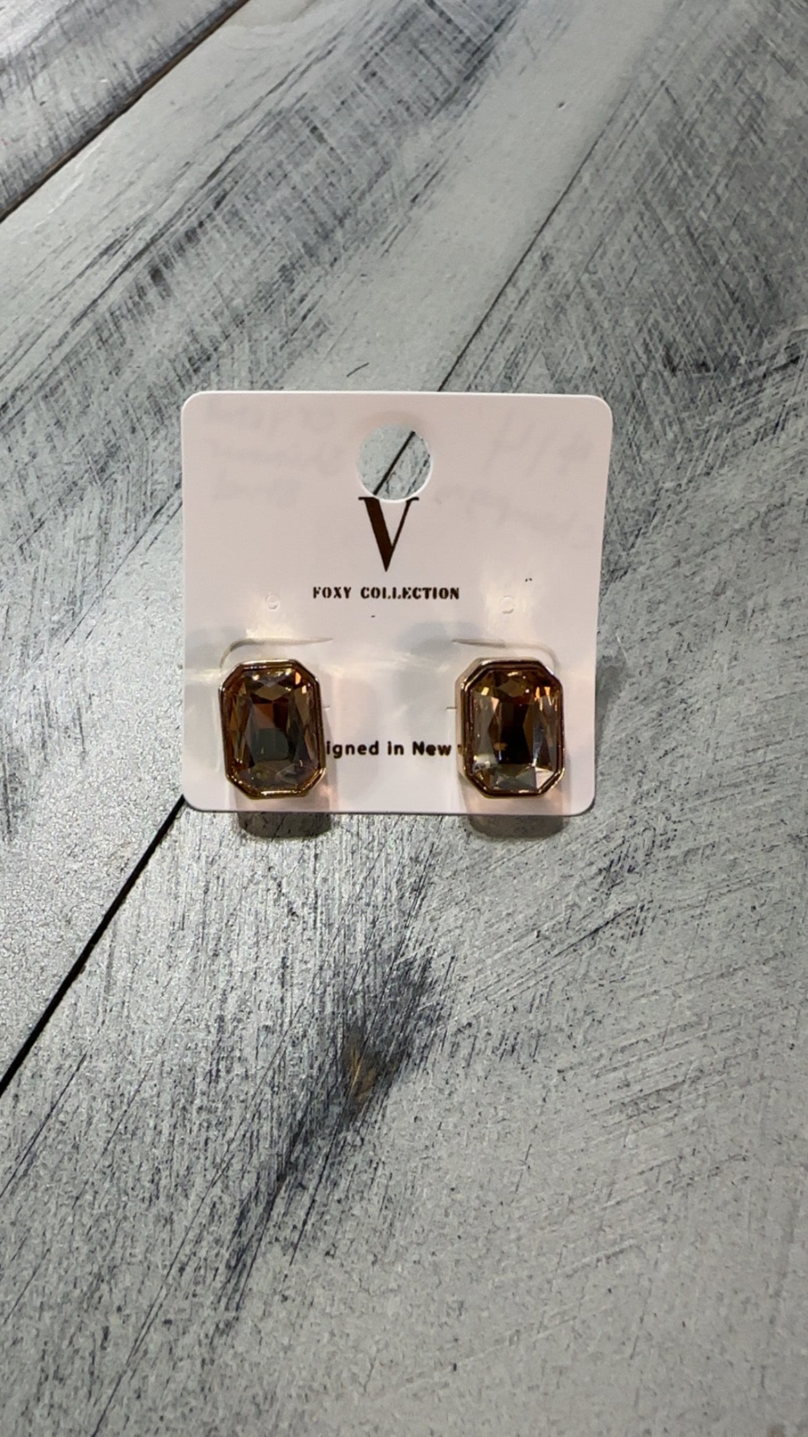 Crystal Shimmer Stud Earrings