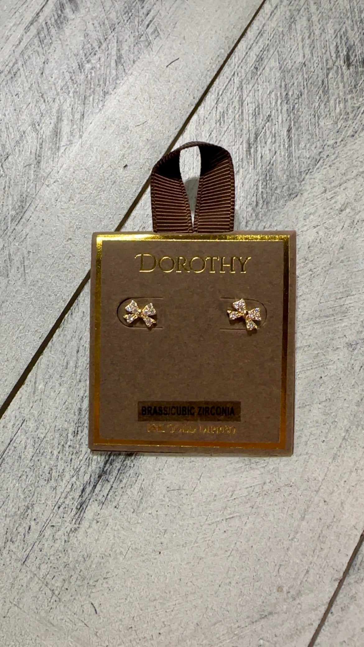 Mini Gold Dipped Stud Earrings