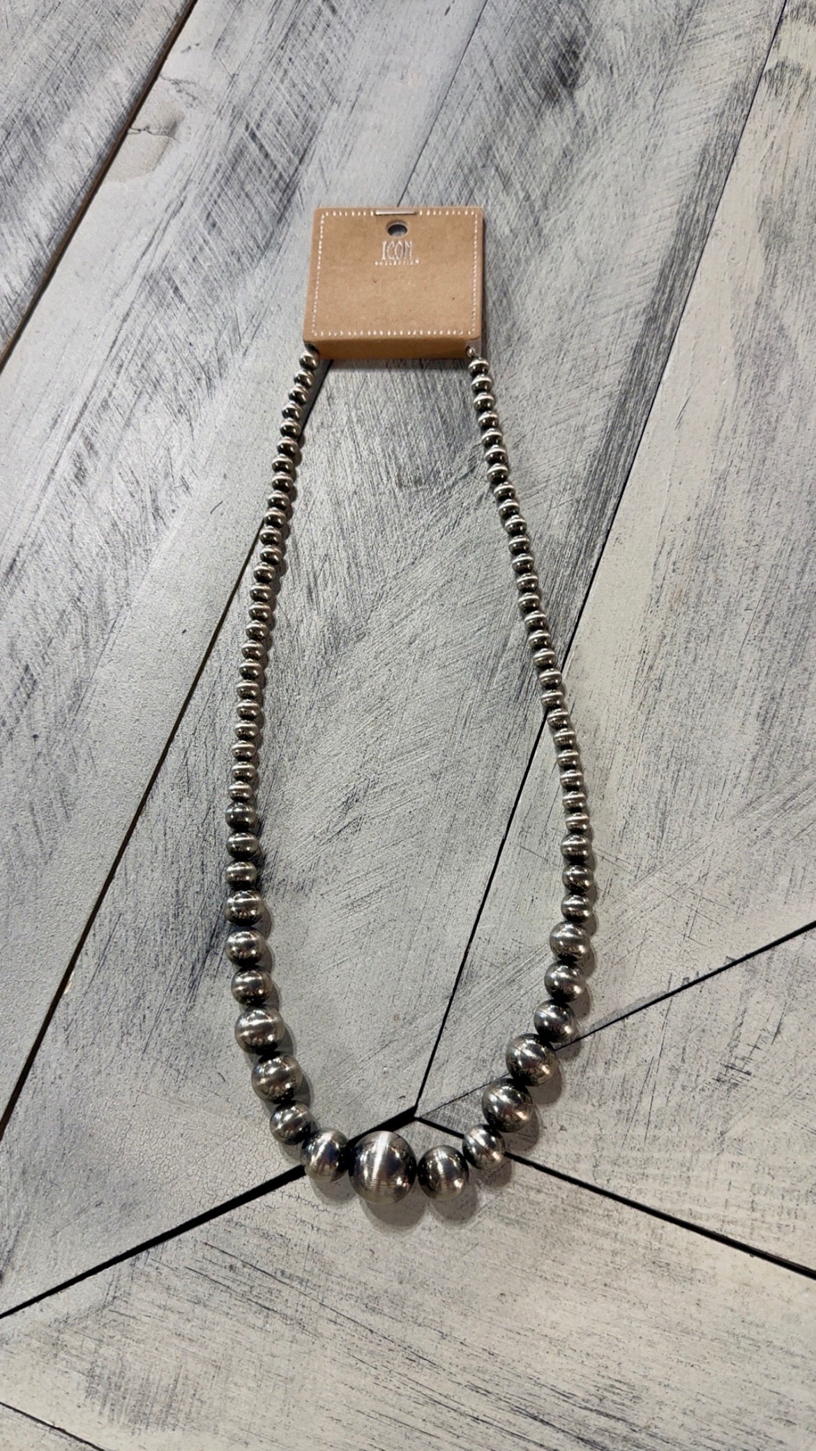 Long Multi-Size Navajo Pearl Necklace
