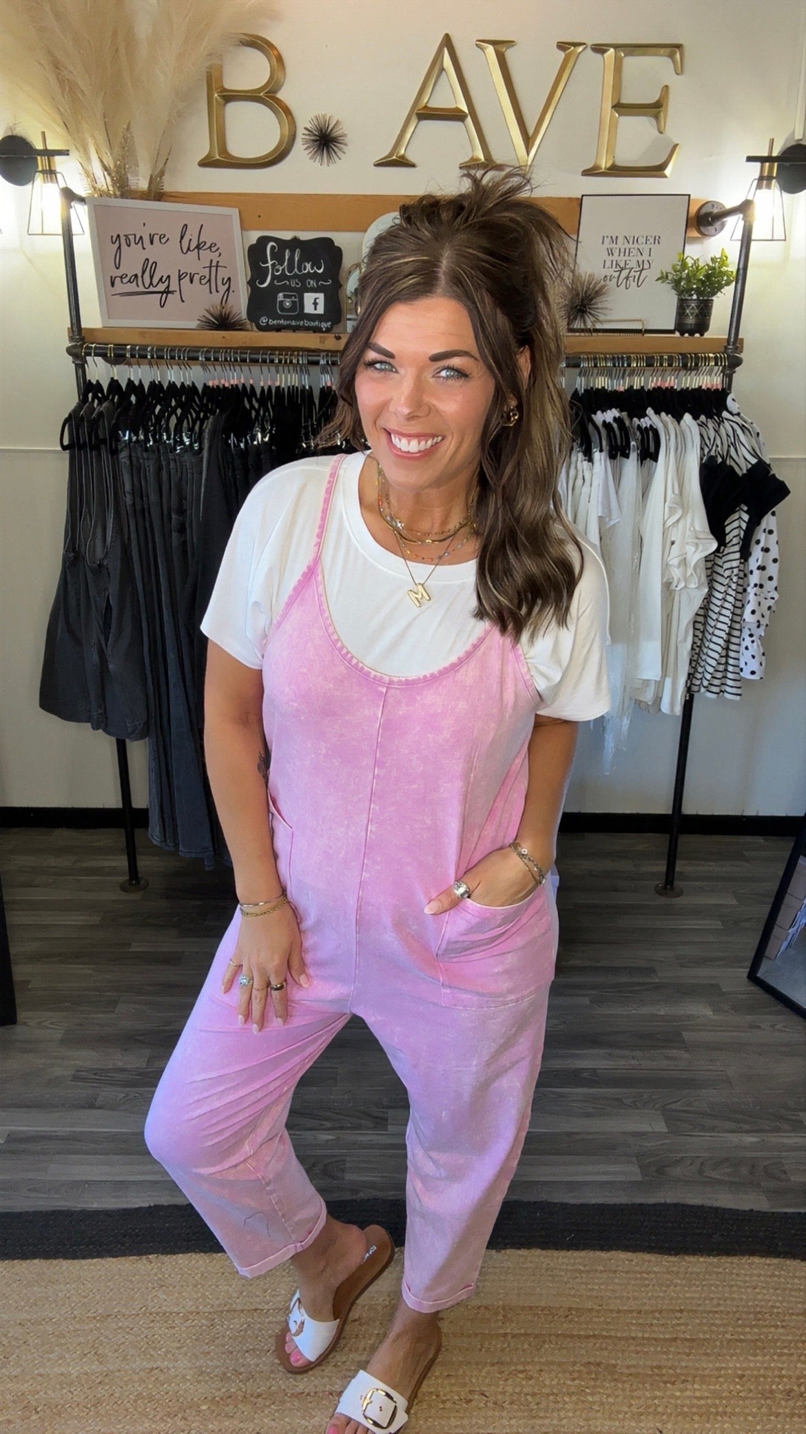 Acid Washed Overalls