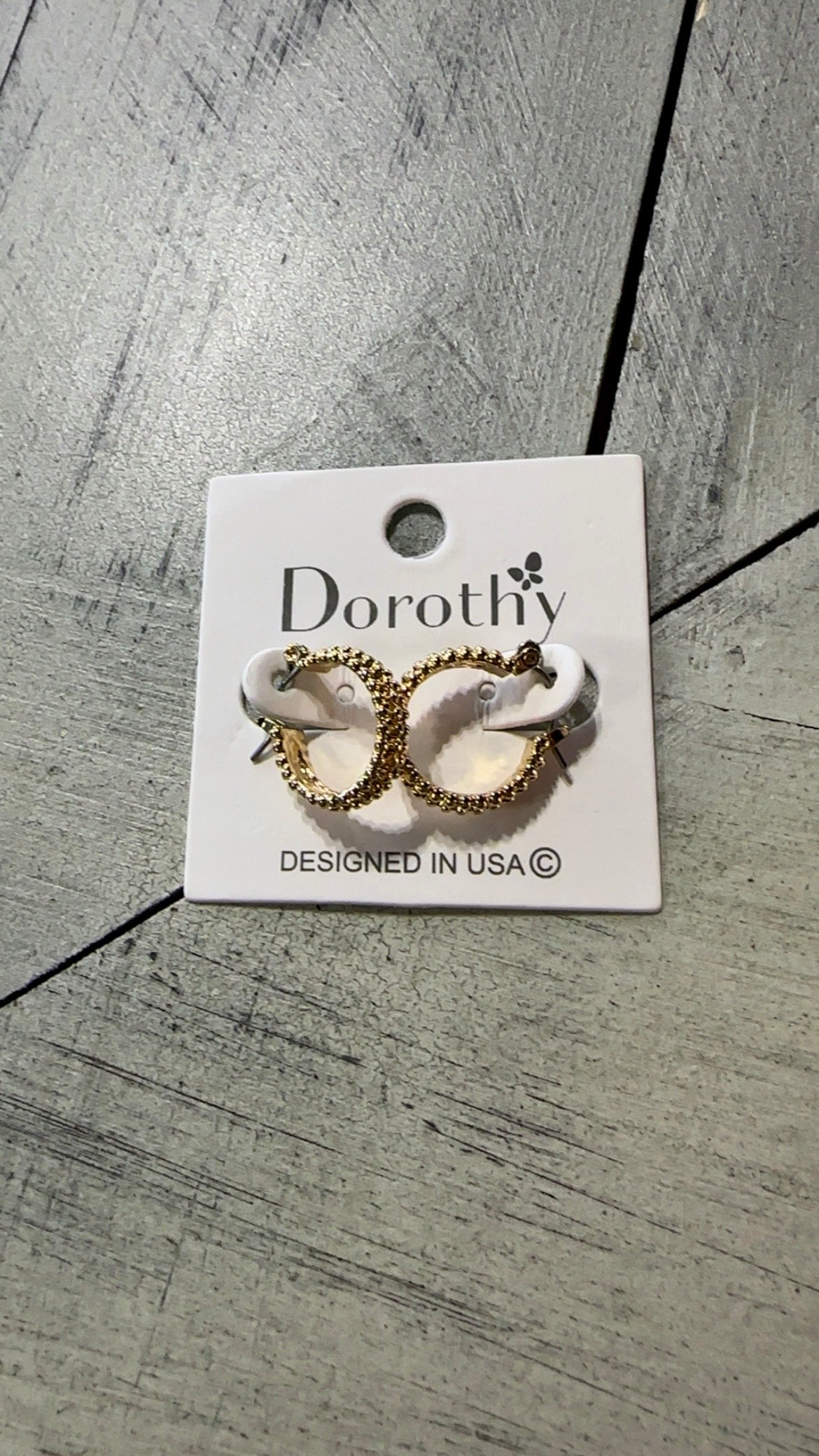 Gold Mini 3 Layered Huggie Earrings