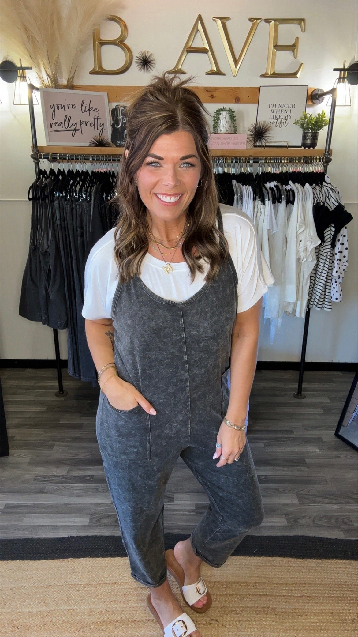 Acid Washed Overalls