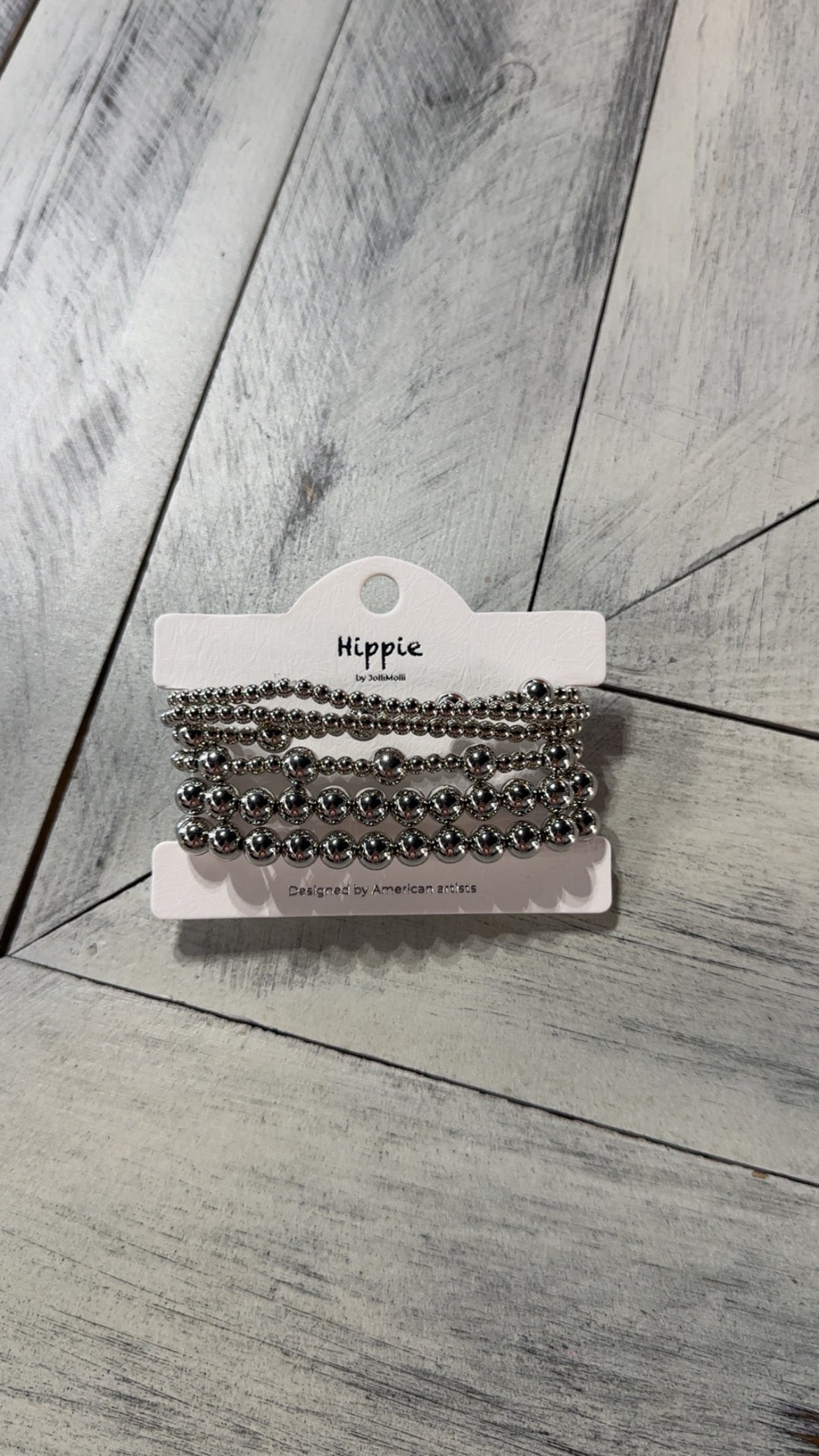 6 Layer Ball Bead Stretch Bracelet