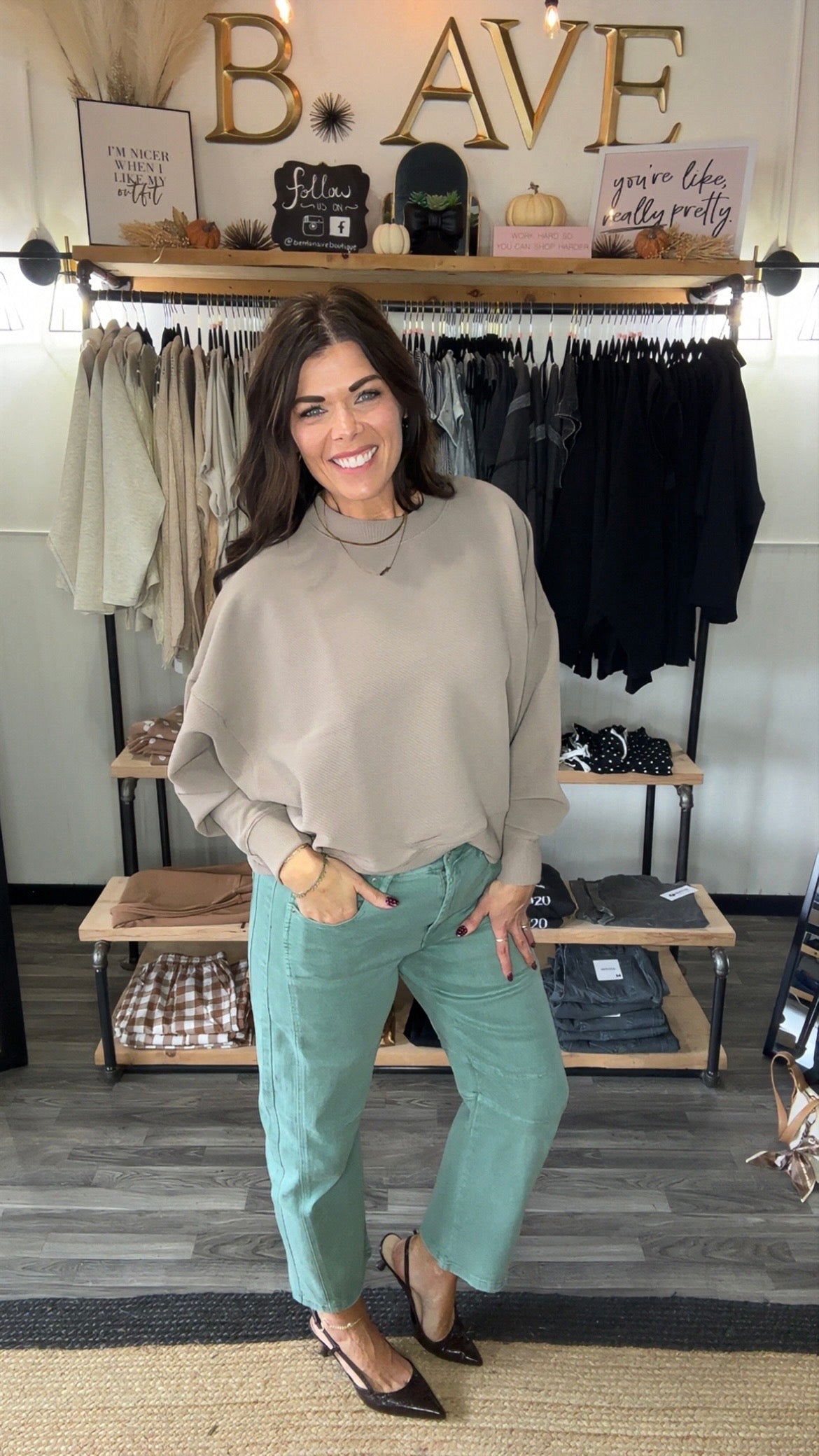 Zenana Barrel Leg Denim Jeans