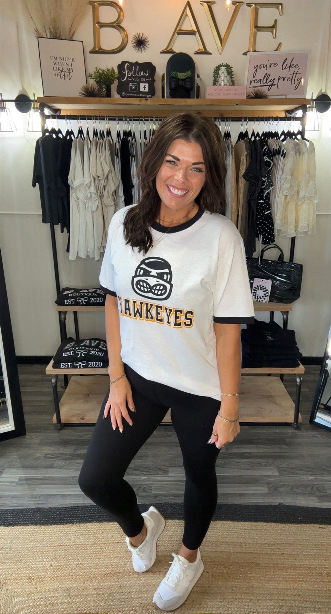 Hawkeyes/Cyclones Ringer Tee