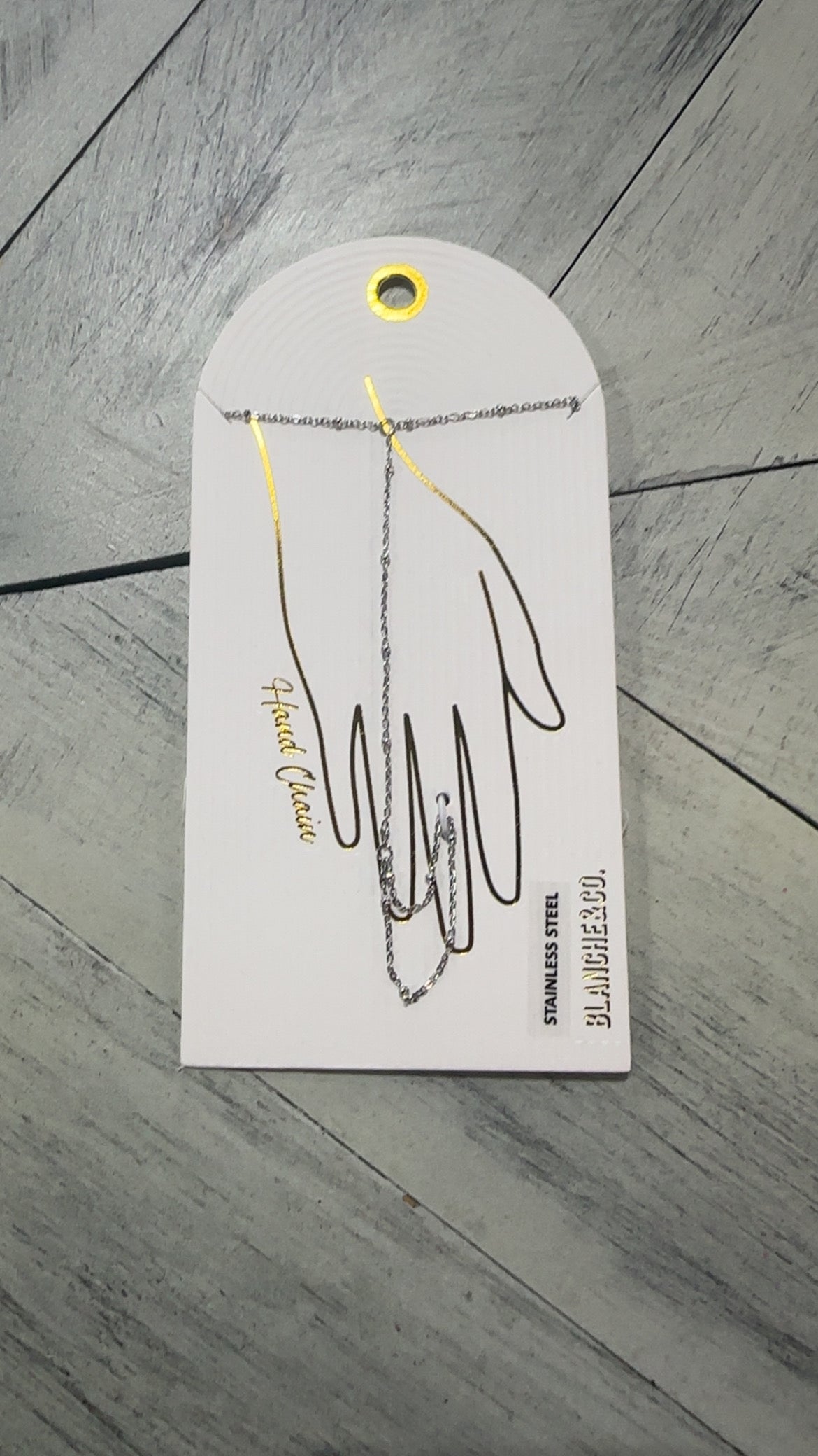 Silver Hand Chain Bracelet