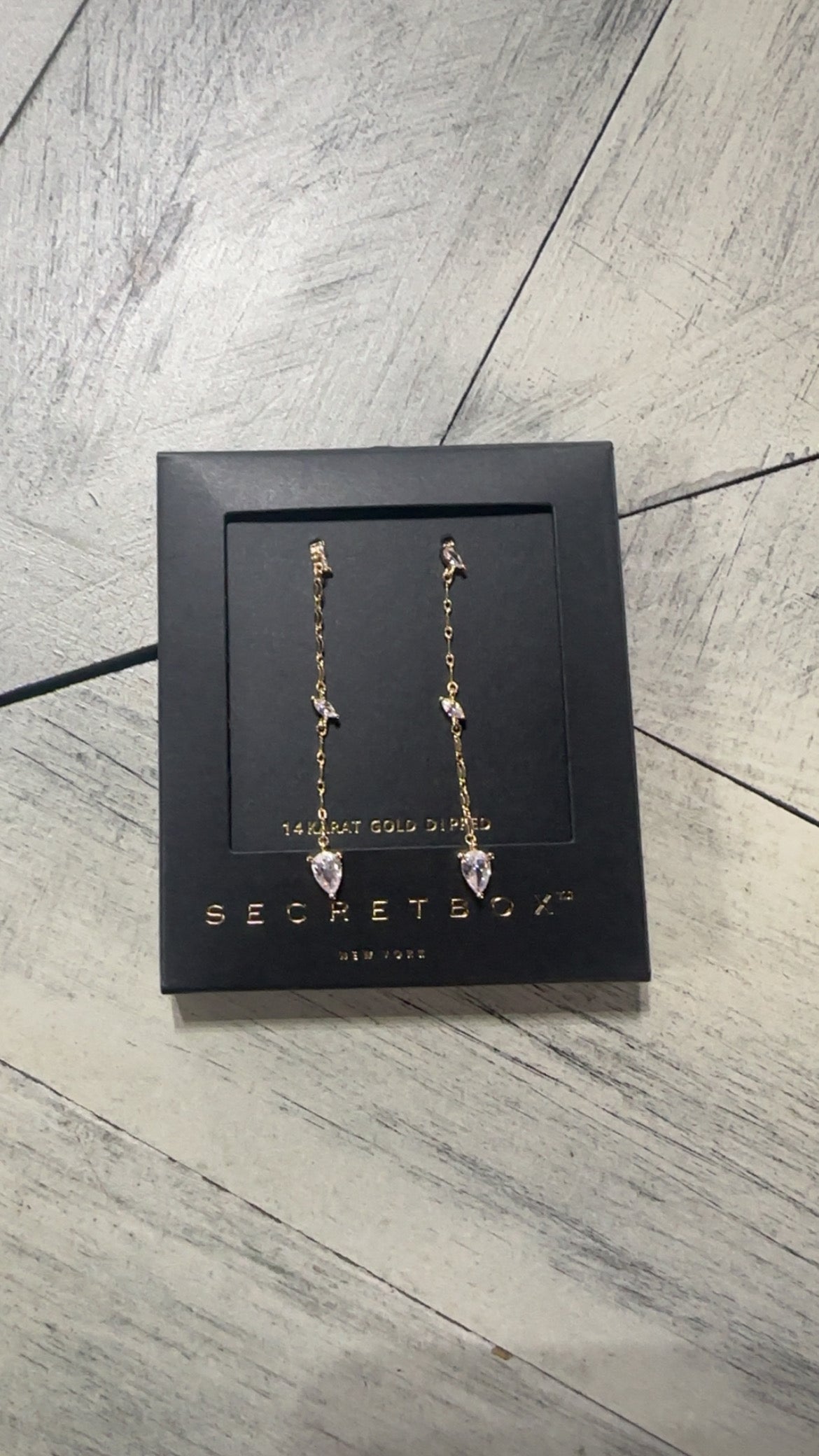 Gold Threader Drop Earrings