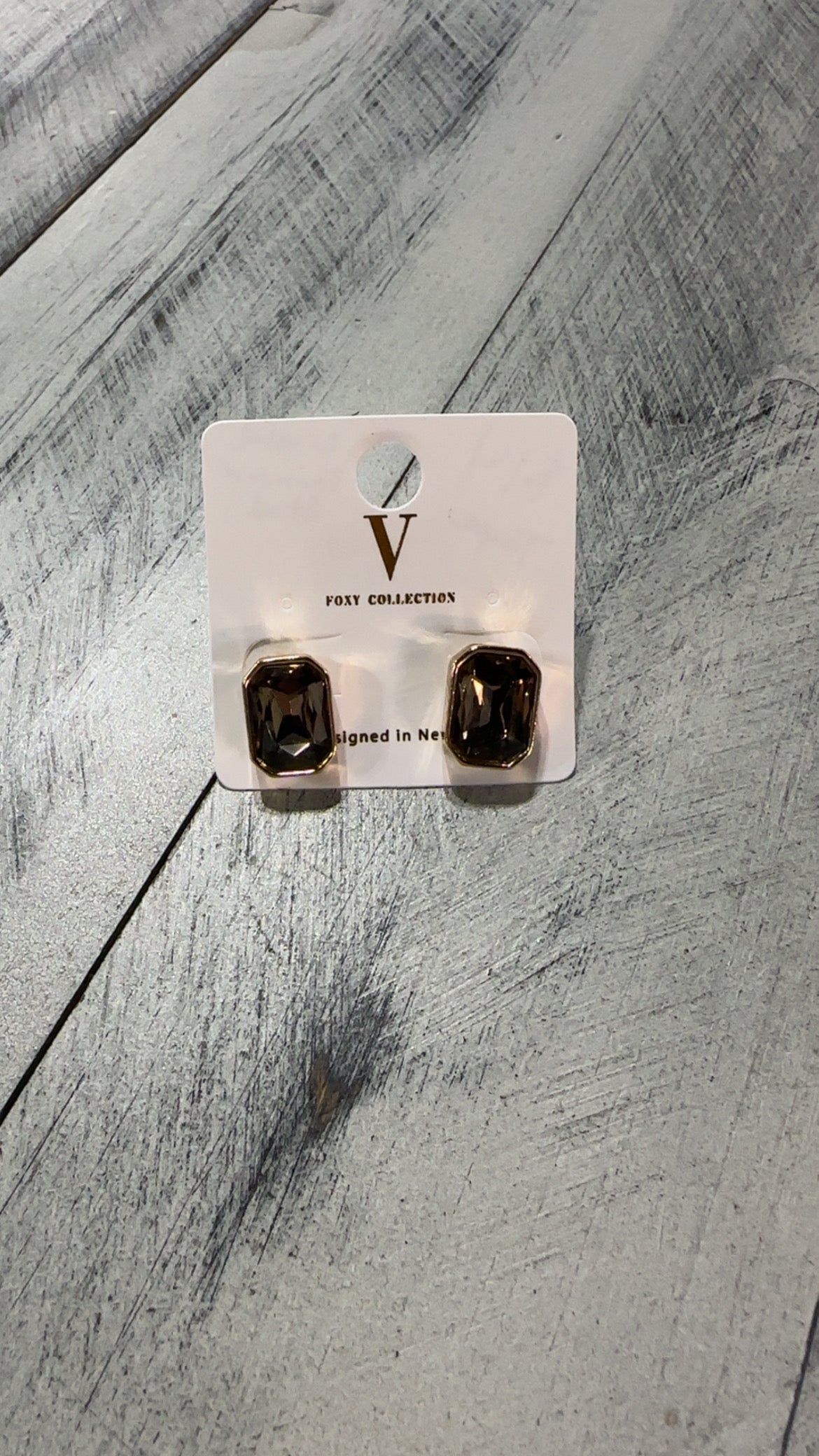 Crystal Shimmer Stud Earrings