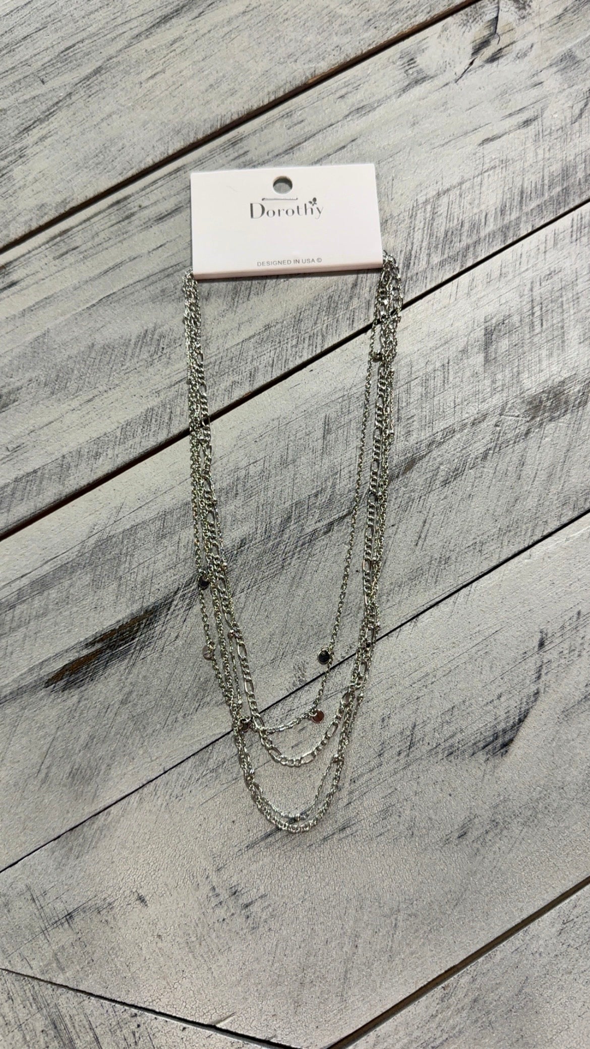 4 Layer Dainty Multi Chain Necklace