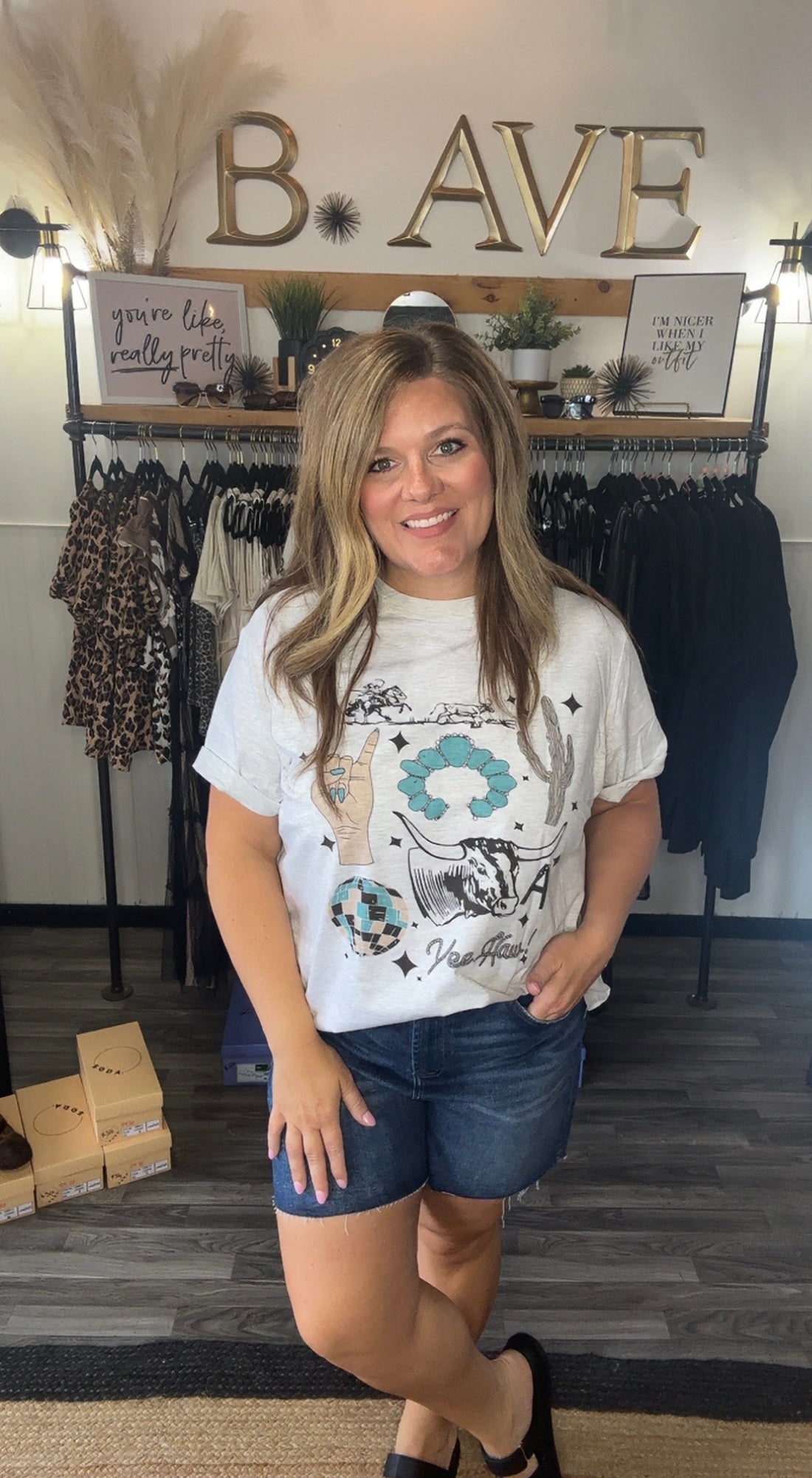 Yee Haw Western Graphic Tee