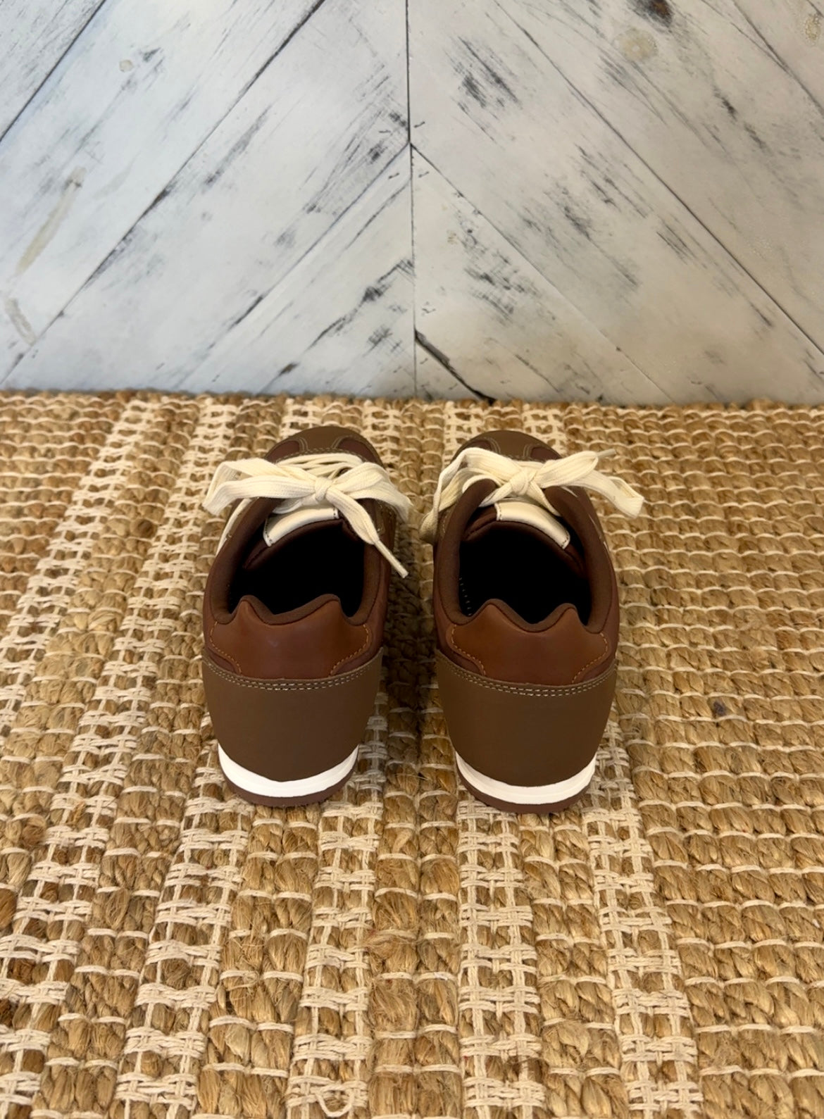 Brown & Beige Sneakers