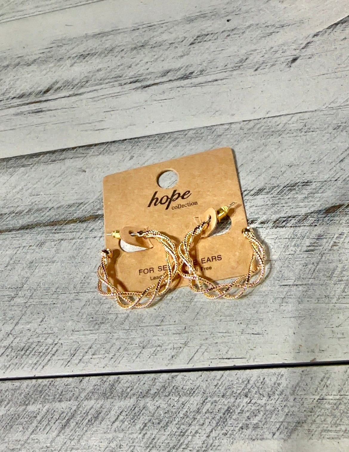 Hollow Braided Hoop Earrings