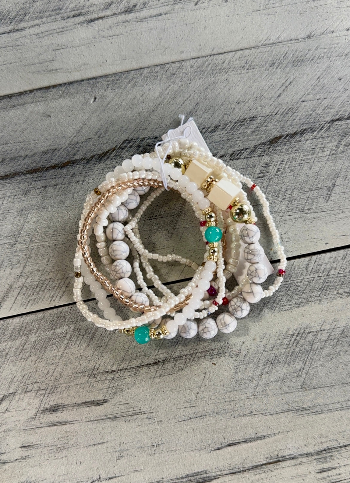 Seed Bead 8 Layer Bracelet Set
