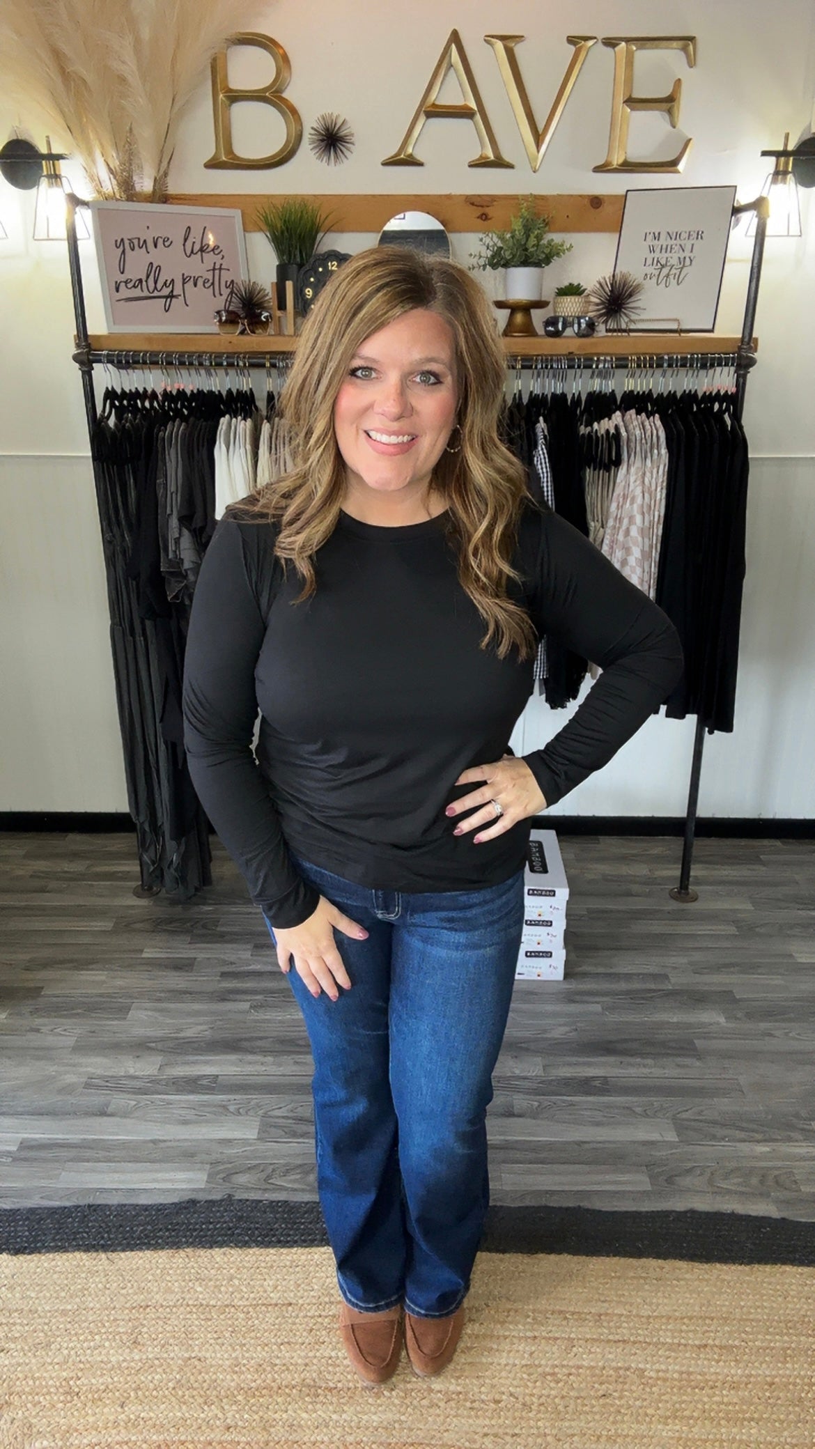 Microfiber Long Sleeve Top