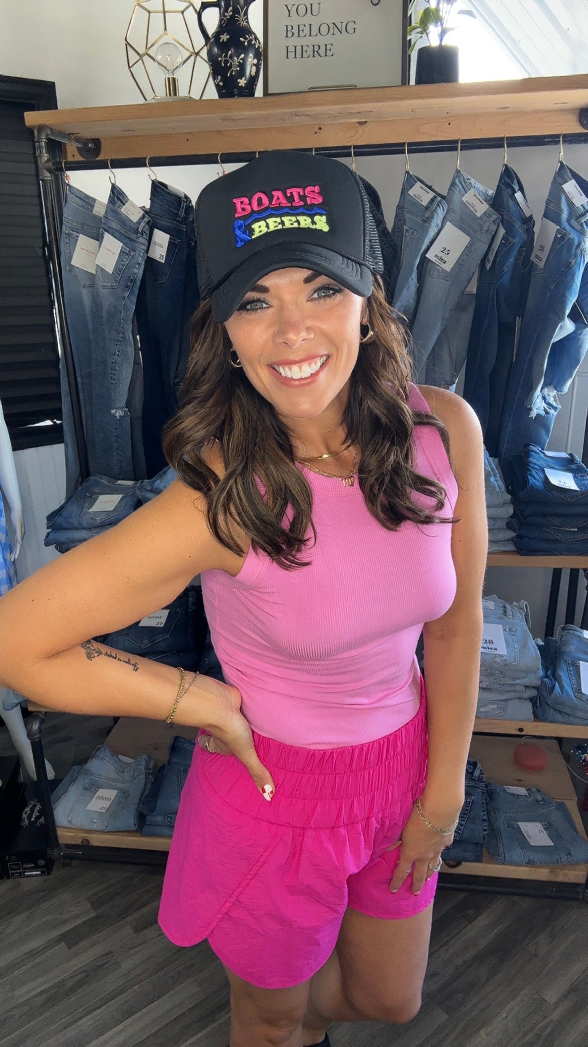 Boats and Beers Foam Trucker Hat