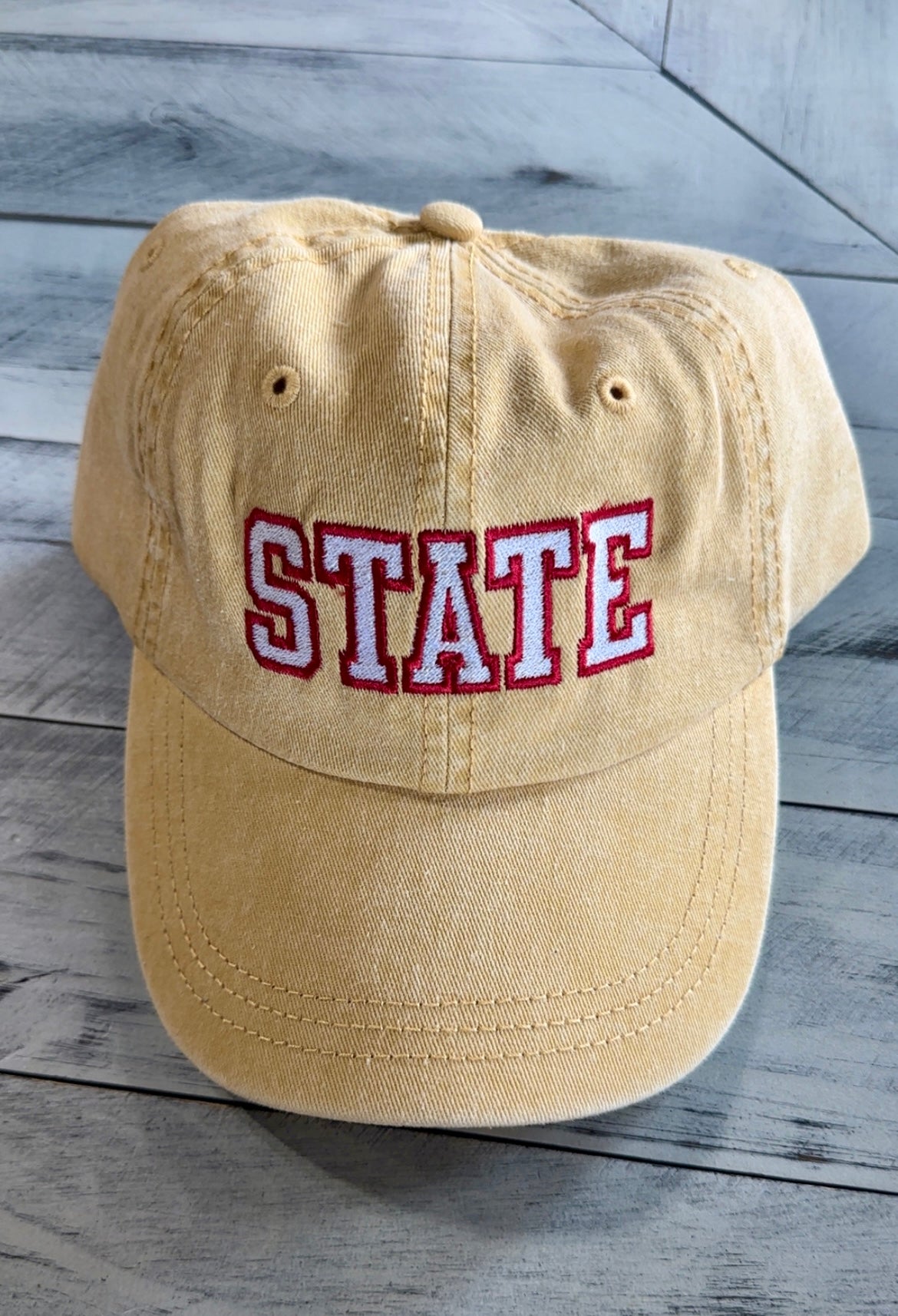 Gold IOWA/STATE Hat